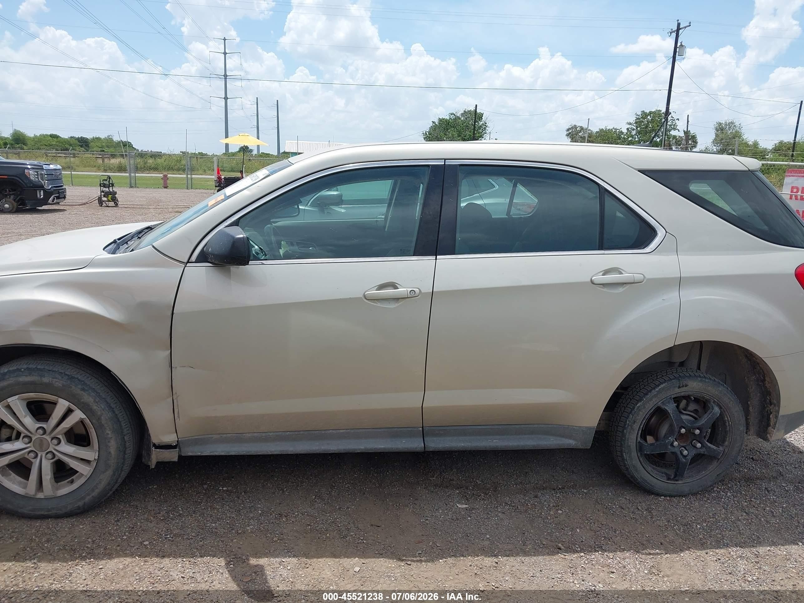 2014 Chevrolet Equinox Ls Золотой vin: 1GNALAEK5EZ125761