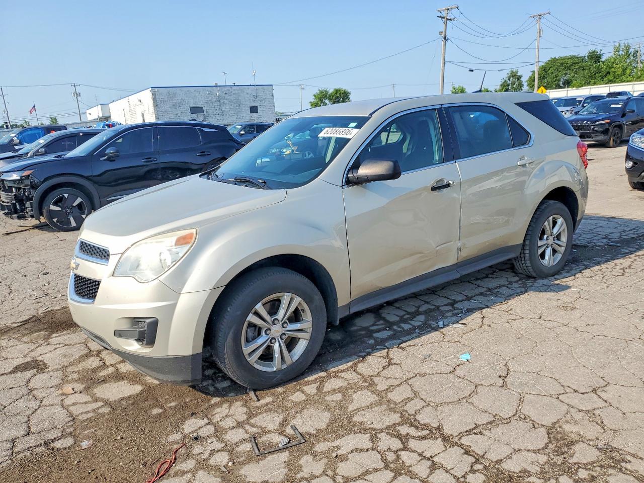 2014 Chevrolet Equinox Ls Beige vin: 1GNALAEK5EZ134119
