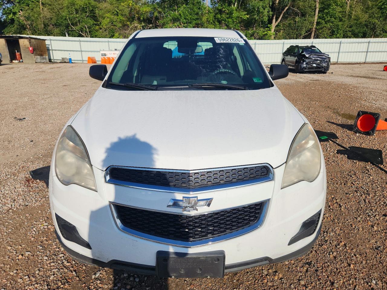 2015 Chevrolet Equinox Ls White vin: 1GNALAEK5FZ108007