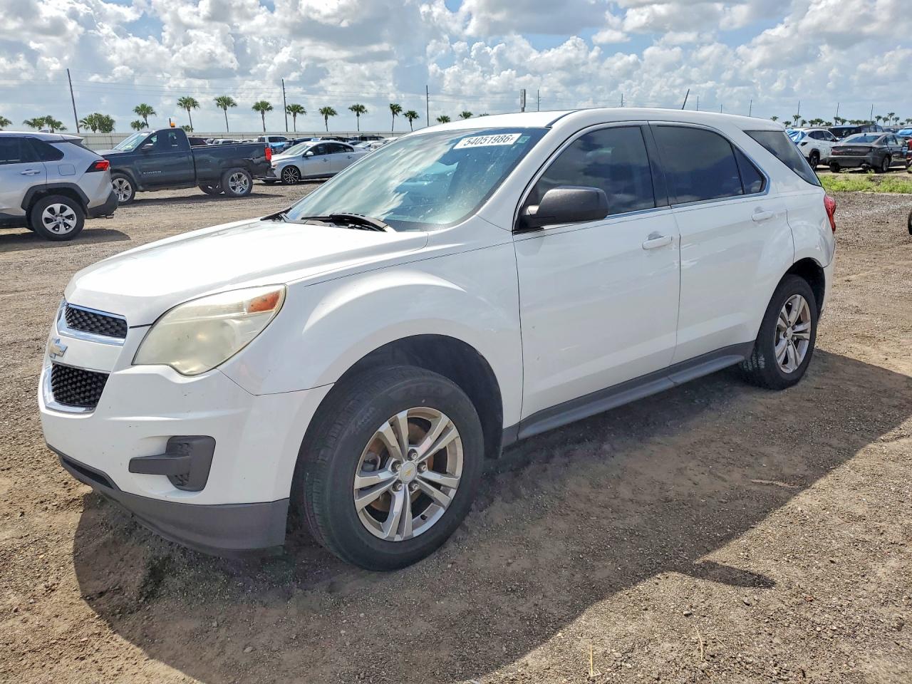 2014 Chevrolet Equinox Ls White vin: 1GNALAEK6EZ116406