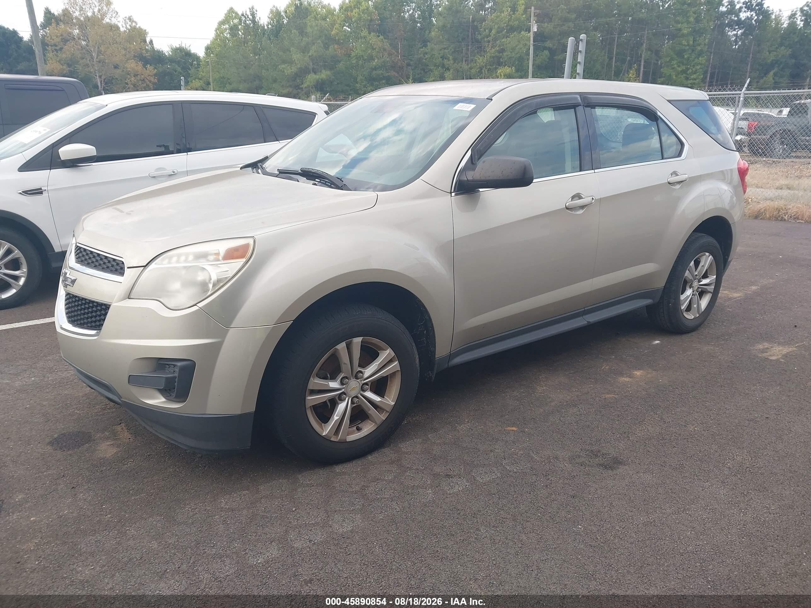 2015 Chevrolet Equinox Ls Beige vin: 1GNALAEK6FZ121395
