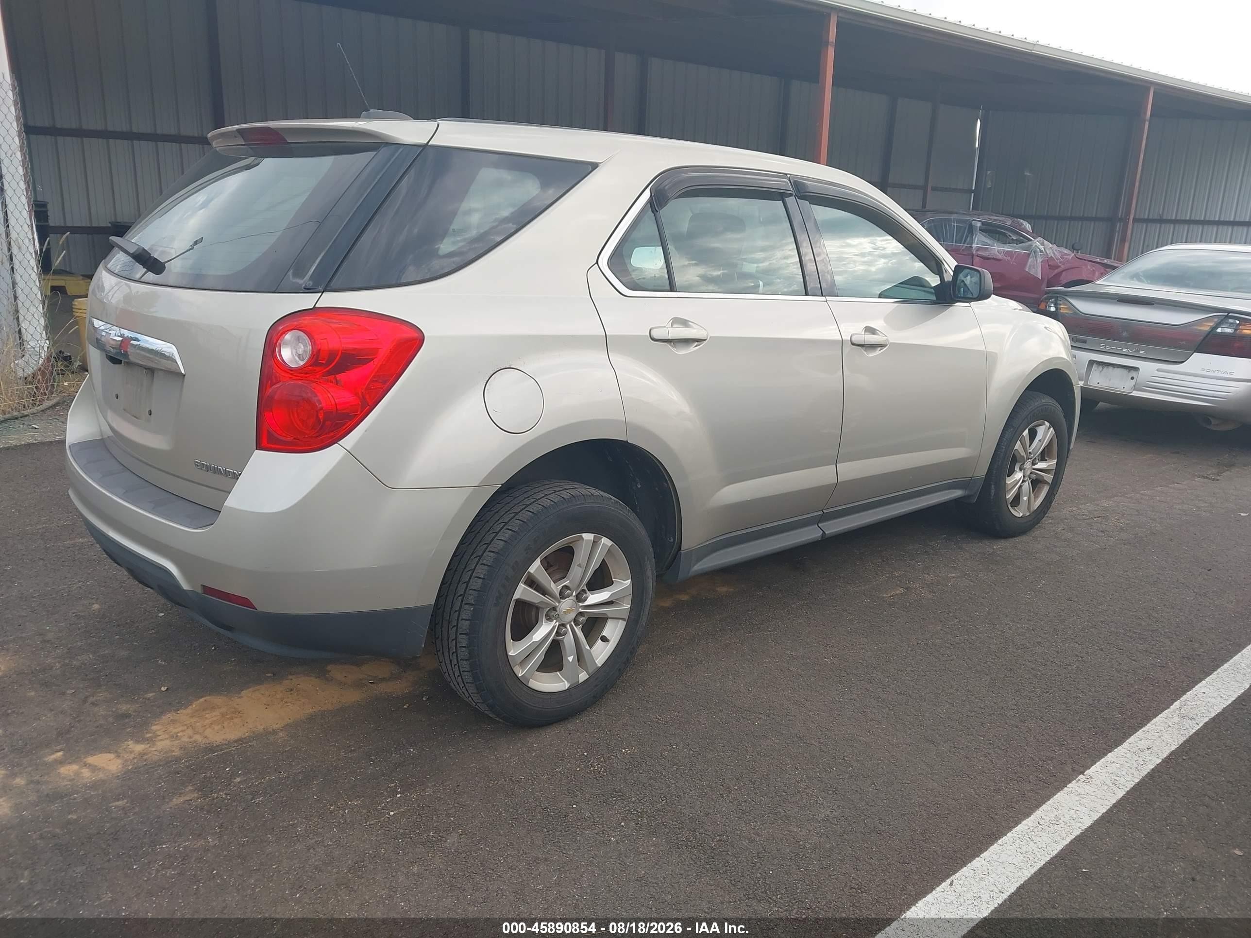 2015 Chevrolet Equinox Ls Beige vin: 1GNALAEK6FZ121395