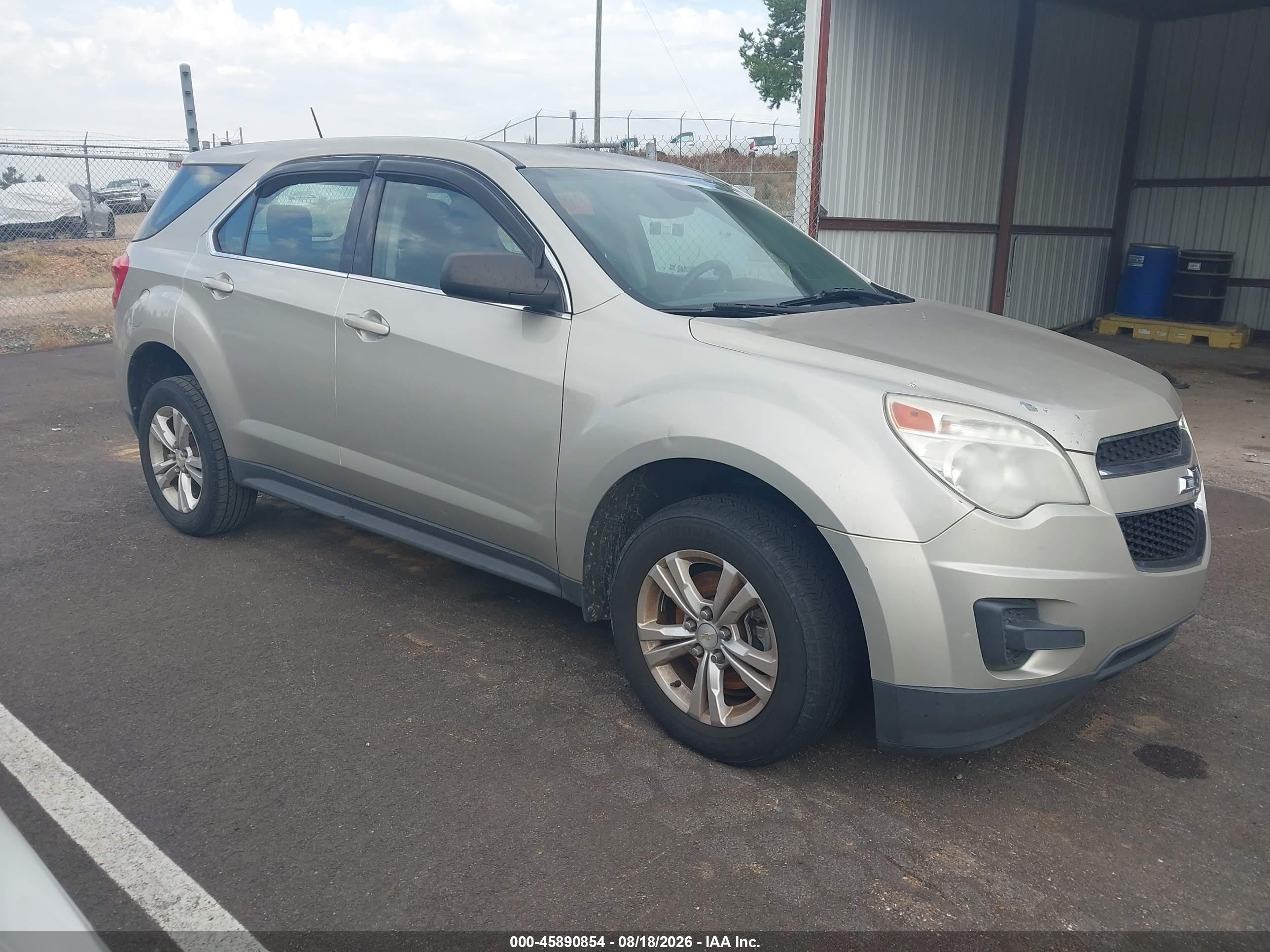 2015 Chevrolet Equinox Ls Beige vin: 1GNALAEK6FZ121395