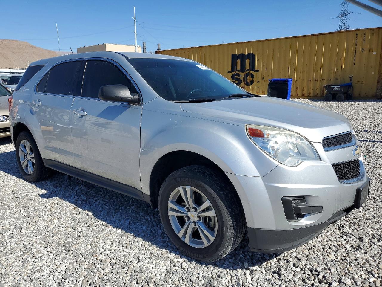 2014 Chevrolet Equinox Ls Silver vin: 1GNALAEK7EZ111618