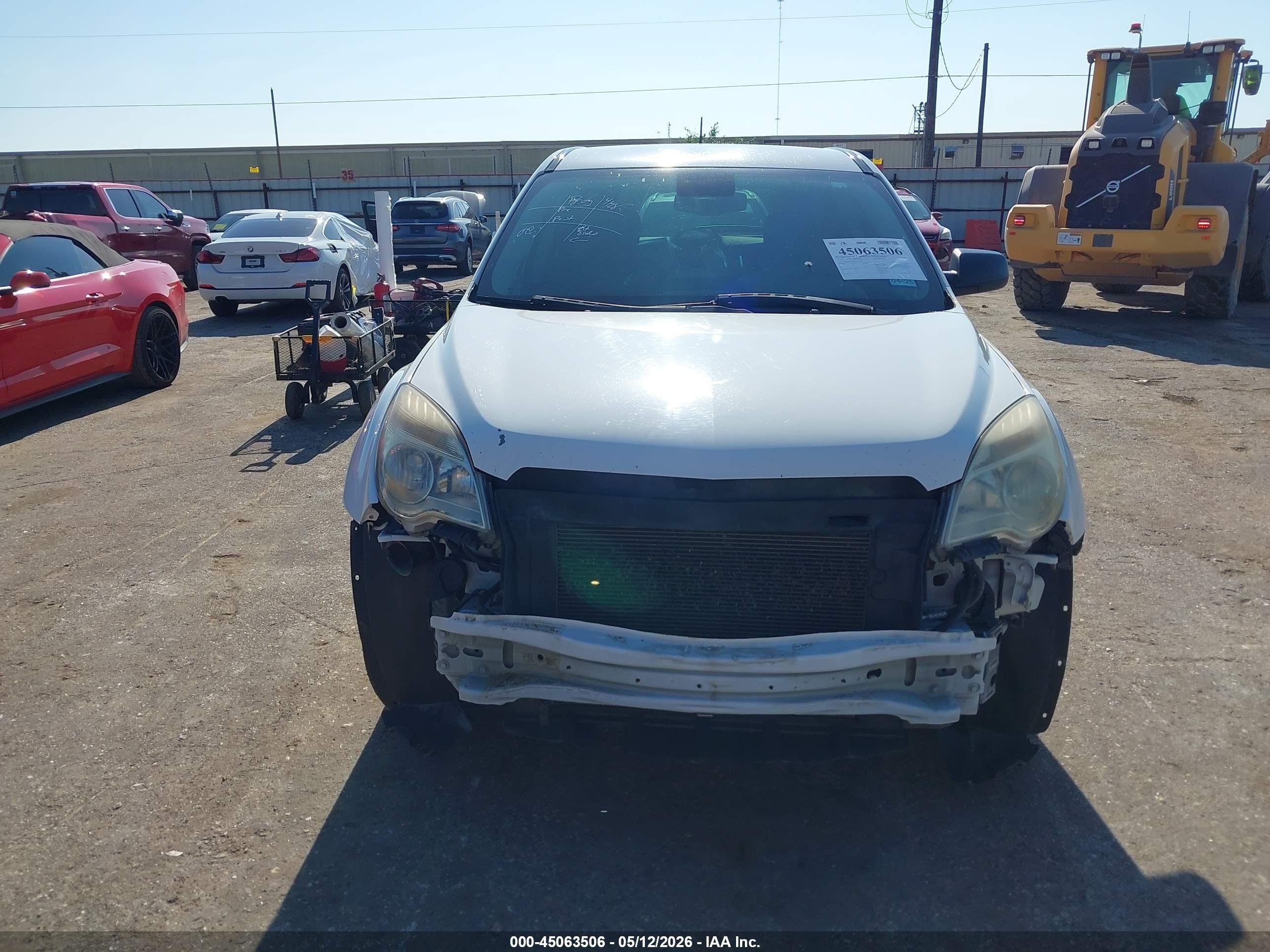 2014 Chevrolet Equinox Ls White vin: 1GNALAEK8EZ136947