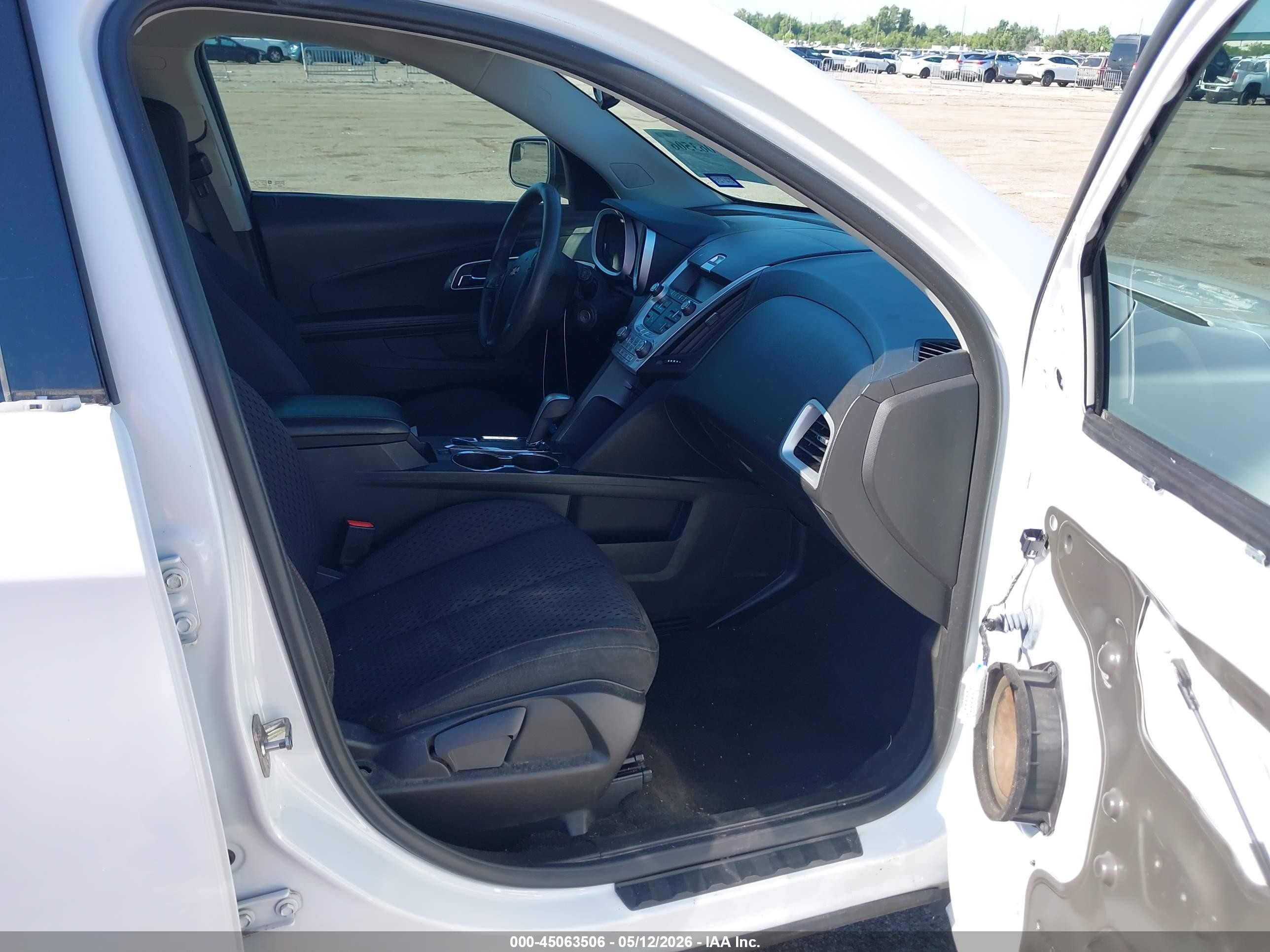 2014 Chevrolet Equinox Ls White vin: 1GNALAEK8EZ136947