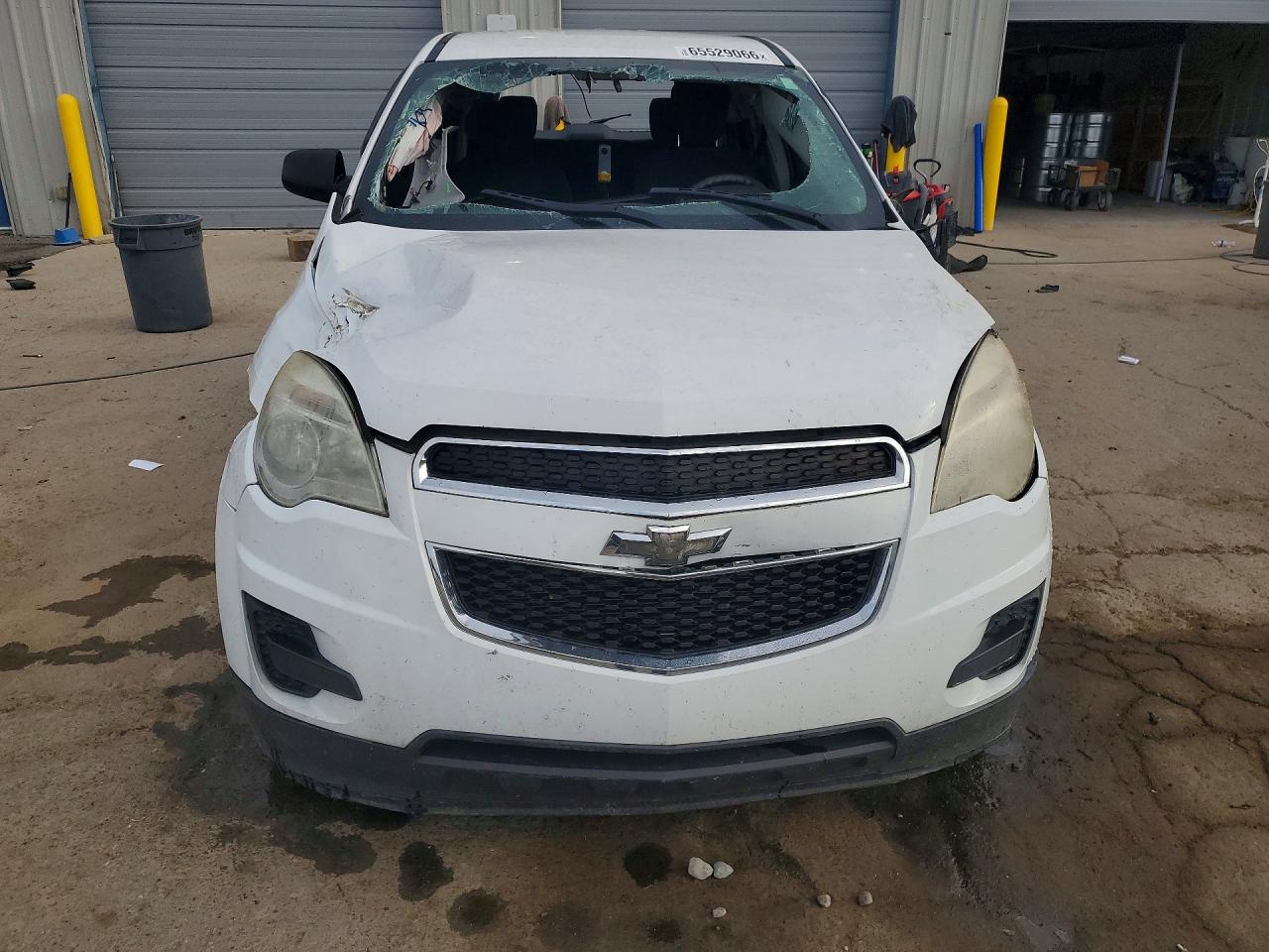 2015 Chevrolet Equinox Ls White vin: 1GNALAEK9FZ116031