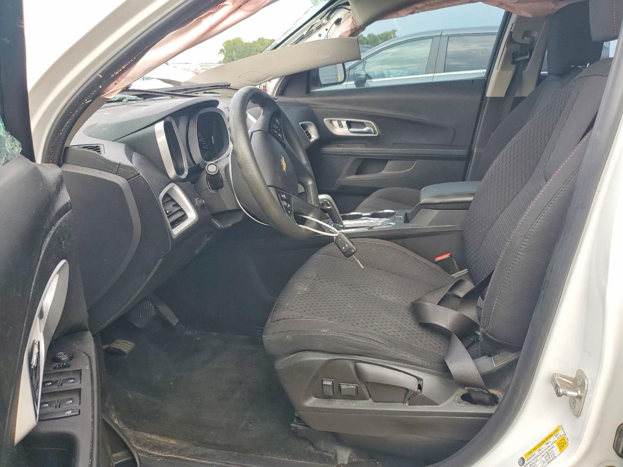 2015 Chevrolet Equinox Ls White vin: 1GNALAEK9FZ116031
