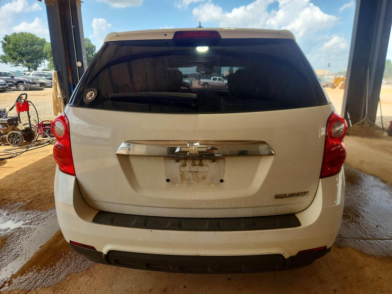 2015 Chevrolet Equinox Ls White vin: 1GNALAEK9FZ134206