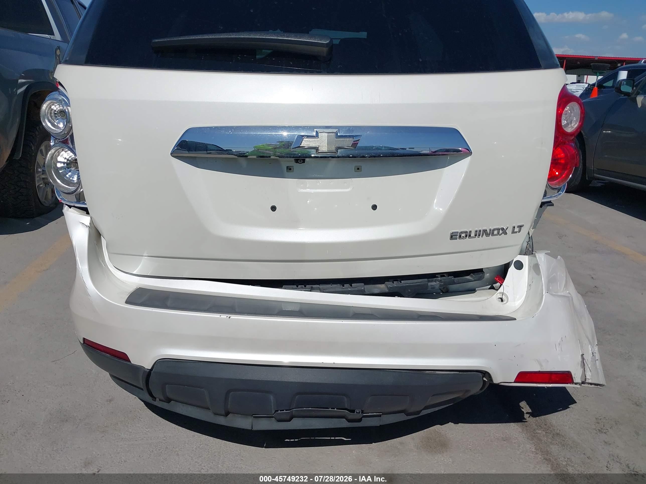 2014 Chevrolet Equinox Lt Белый vin: 1GNALBEK0EZ106492
