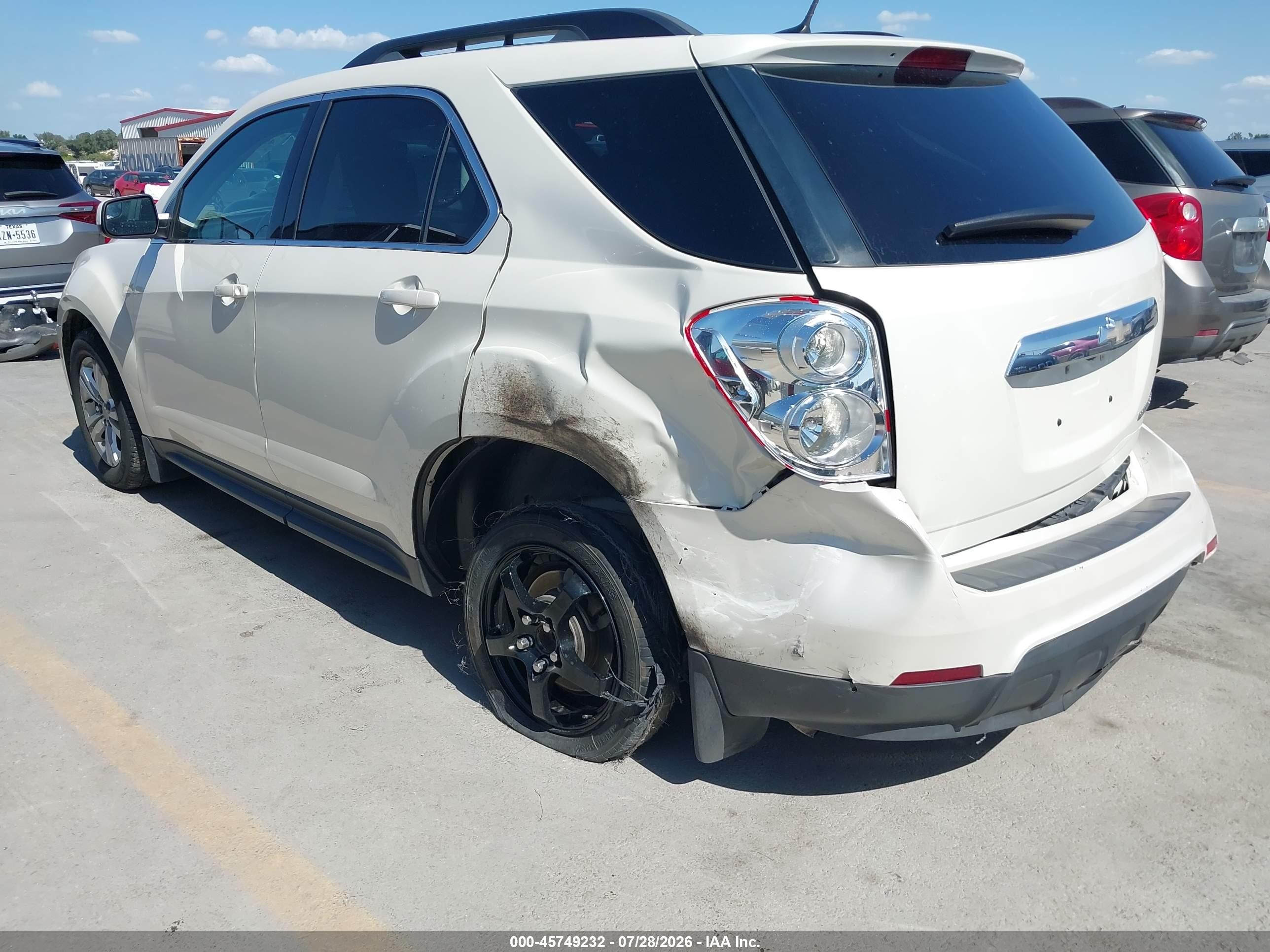 2014 Chevrolet Equinox Lt Белый vin: 1GNALBEK0EZ106492