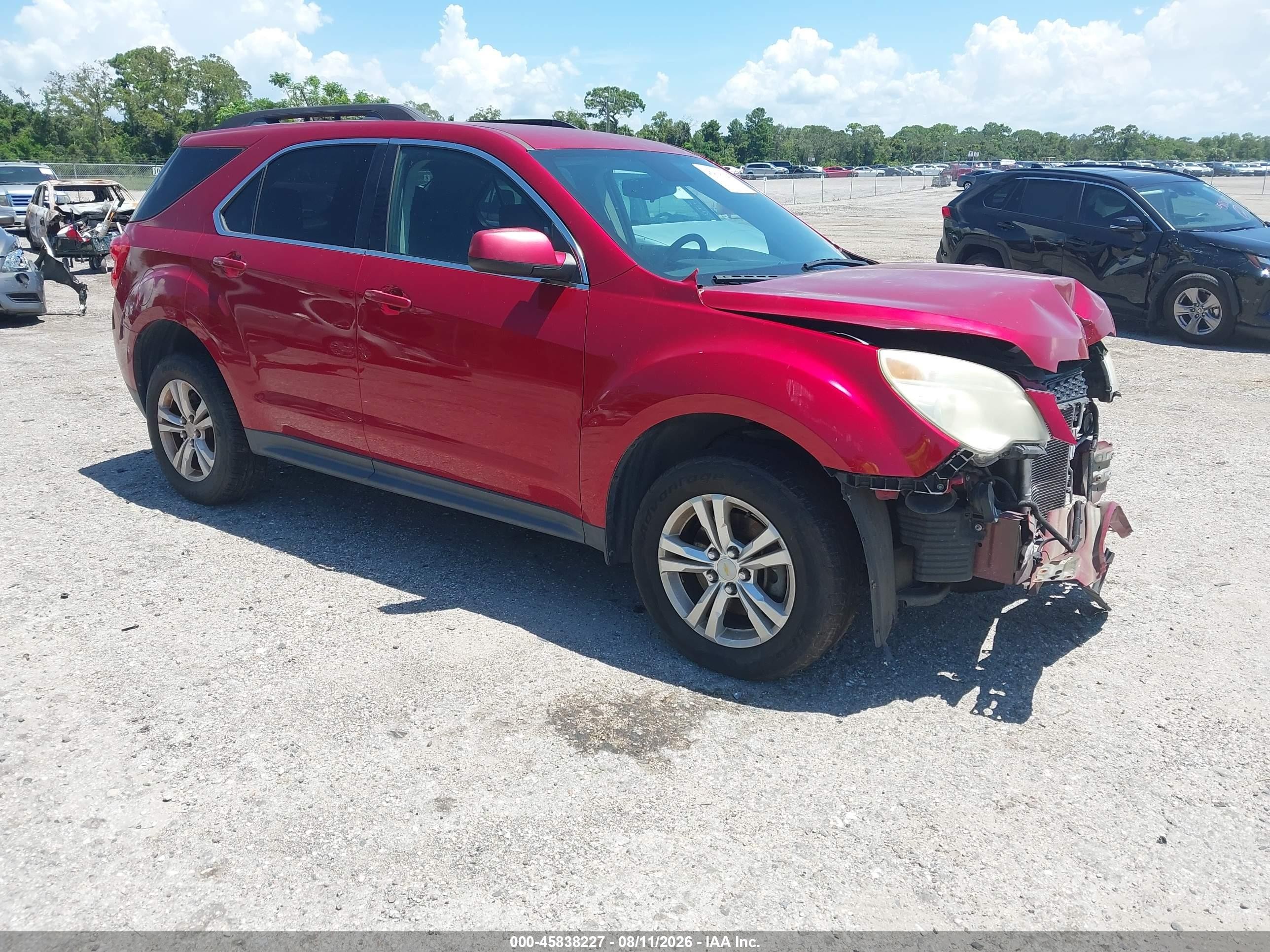 2014 Chevrolet Equinox Lt Red vin: 1GNALBEK0EZ114057