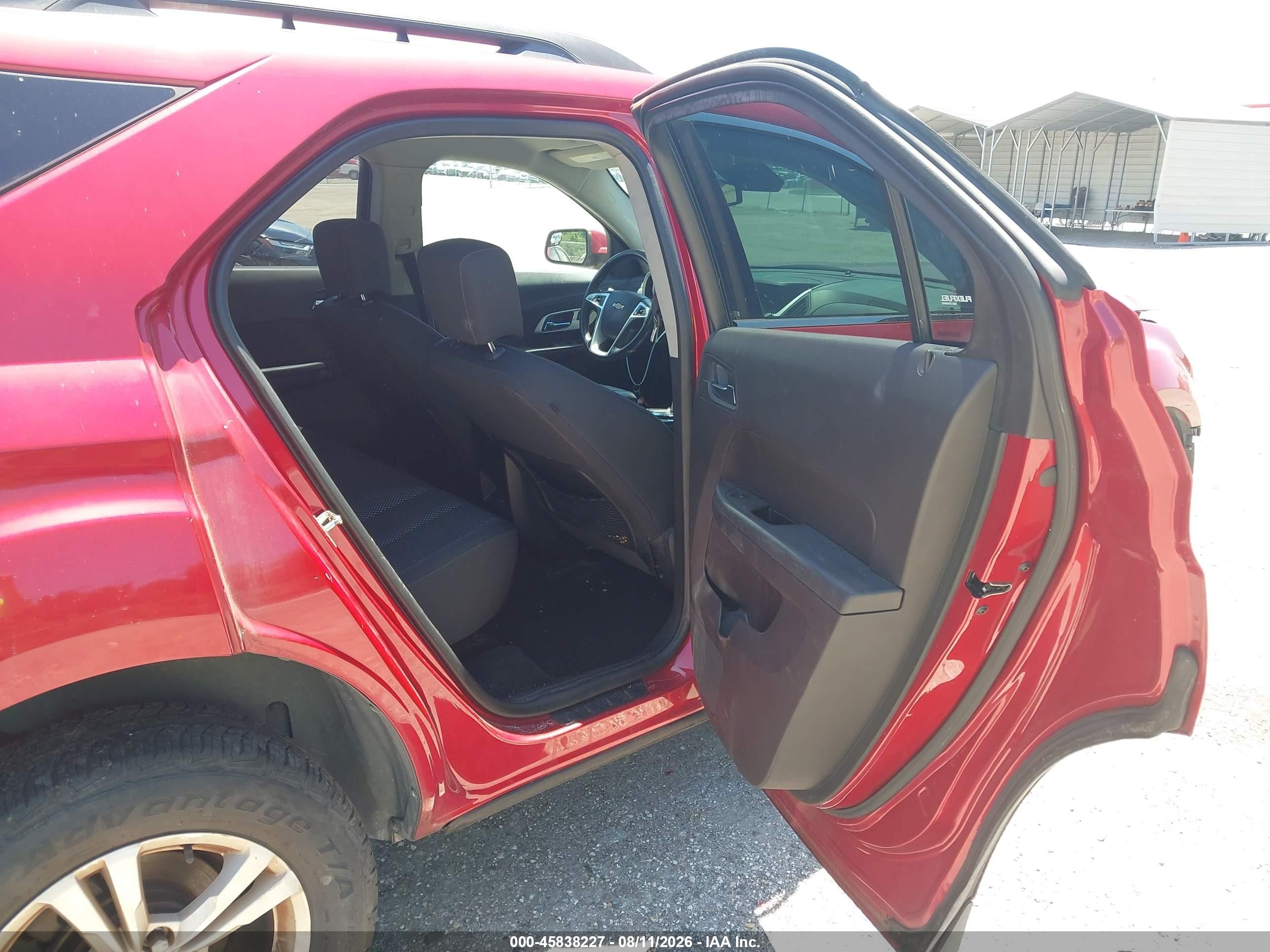2014 Chevrolet Equinox Lt Красный vin: 1GNALBEK0EZ114057