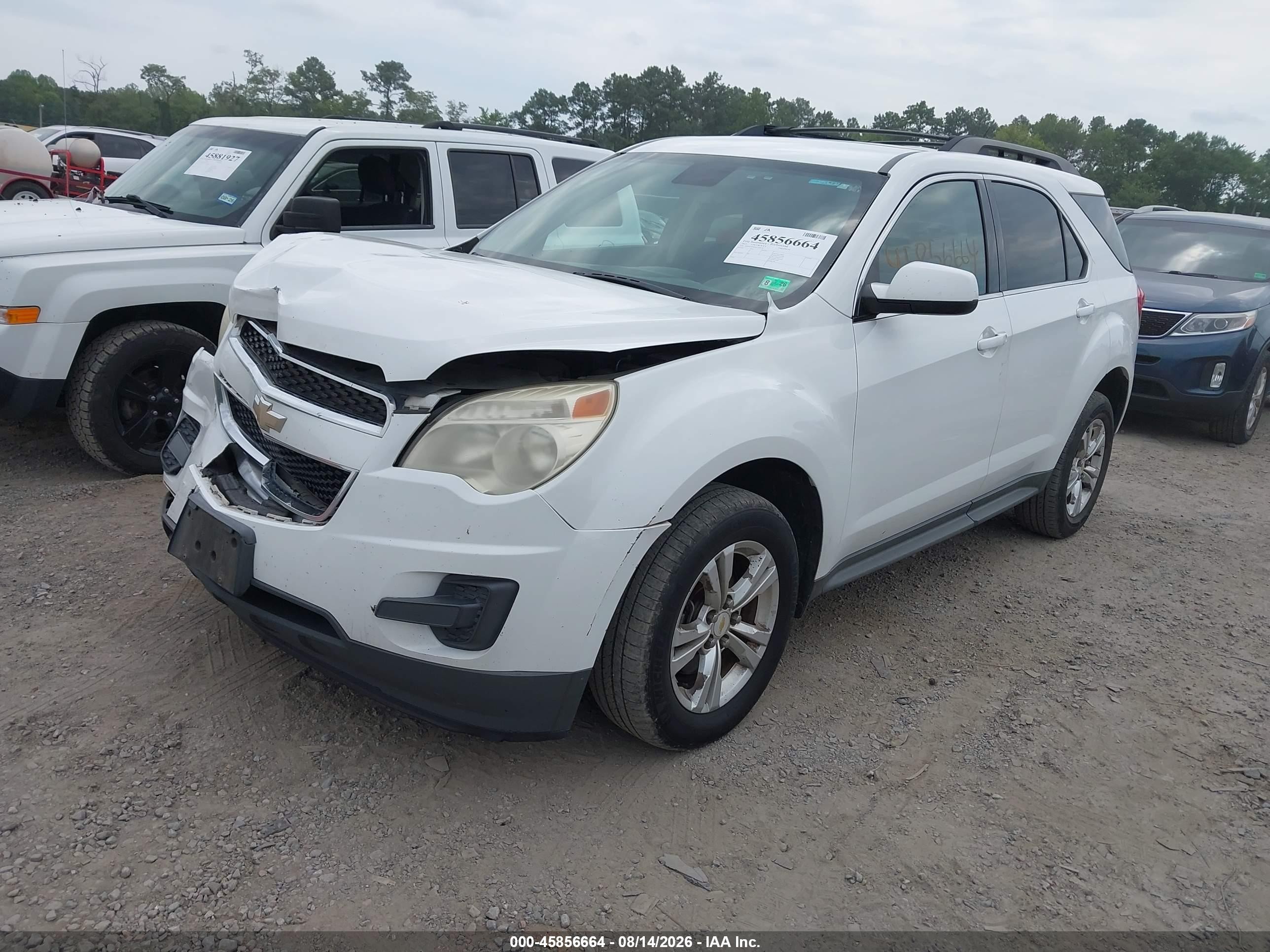 2015 Chevrolet Equinox Lt Белый vin: 1GNALBEK0FZ102976