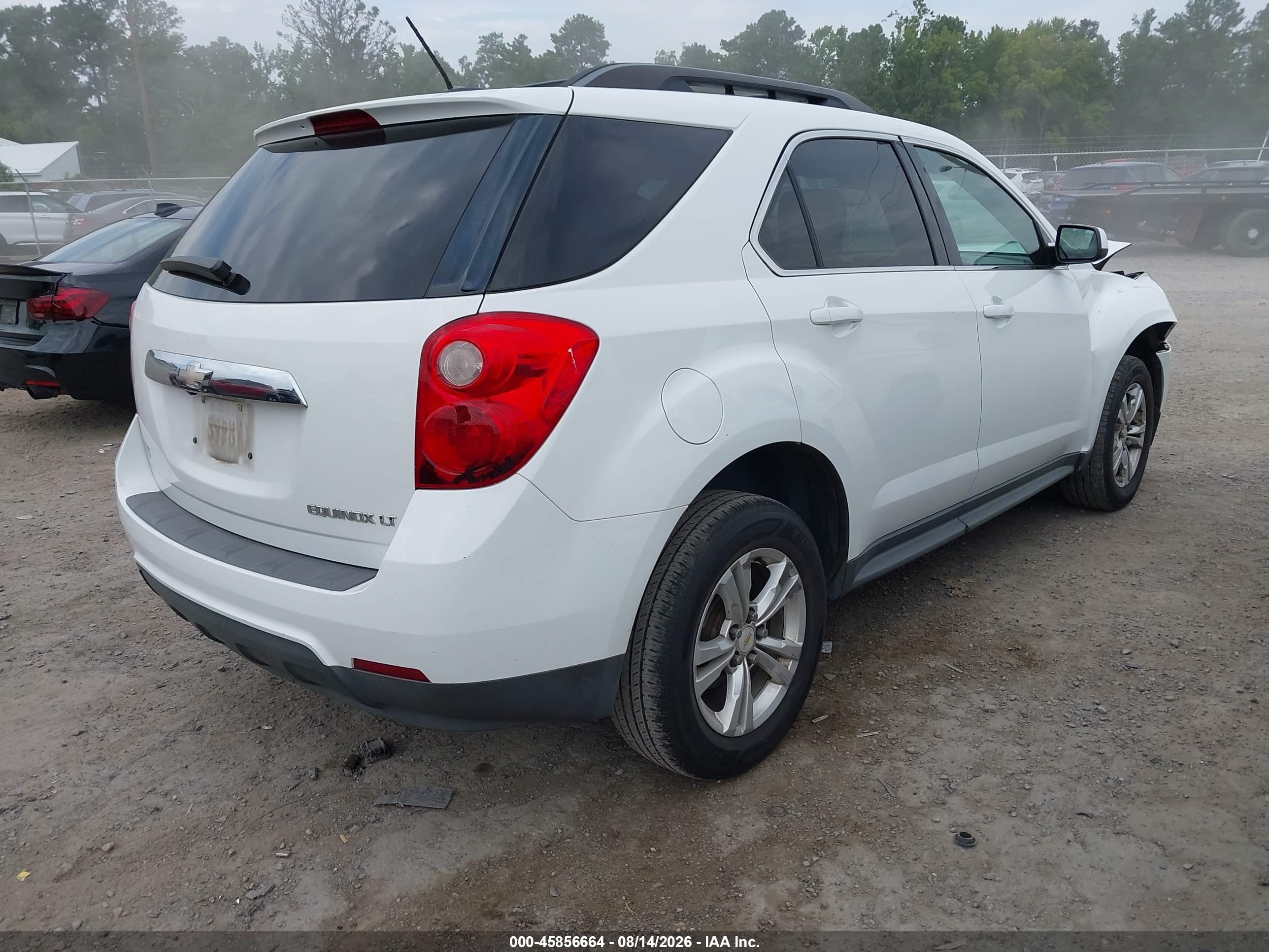 2015 Chevrolet Equinox Lt Белый vin: 1GNALBEK0FZ102976