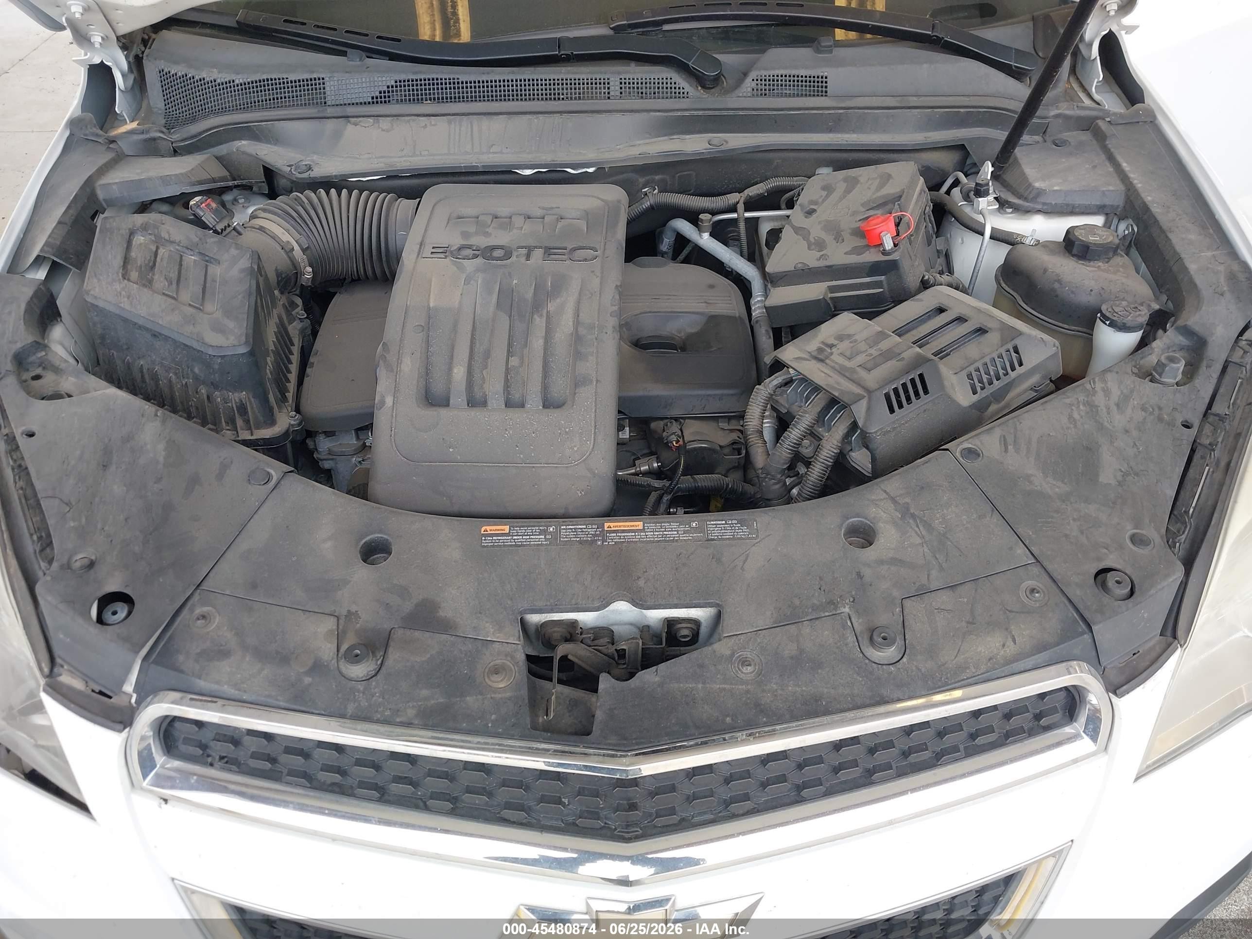 2015 Chevrolet Equinox Lt White vin: 1GNALBEK0FZ131216