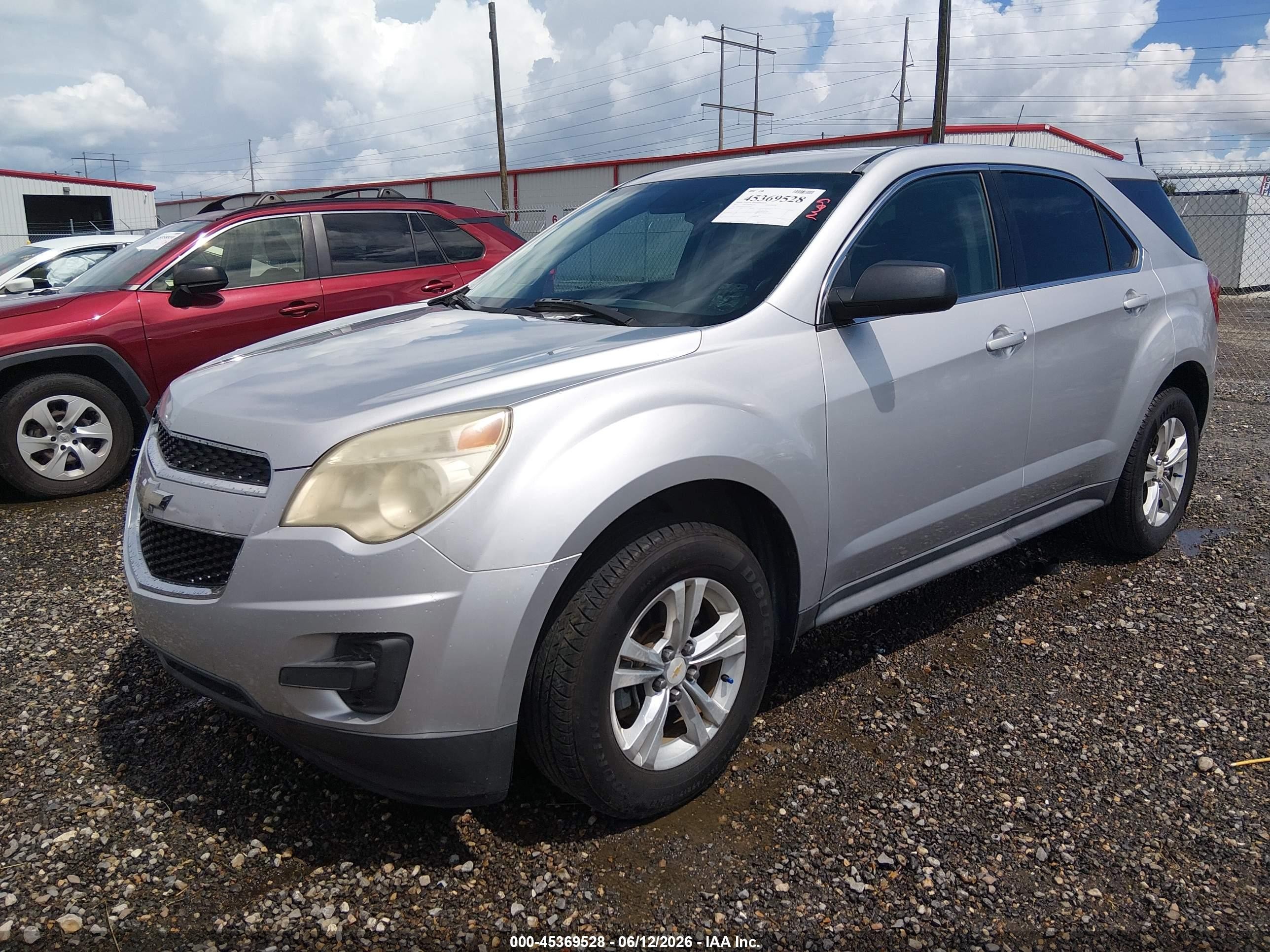 2013 Chevrolet Equinox Ls Silver vin: 1GNALBEK1DZ112624