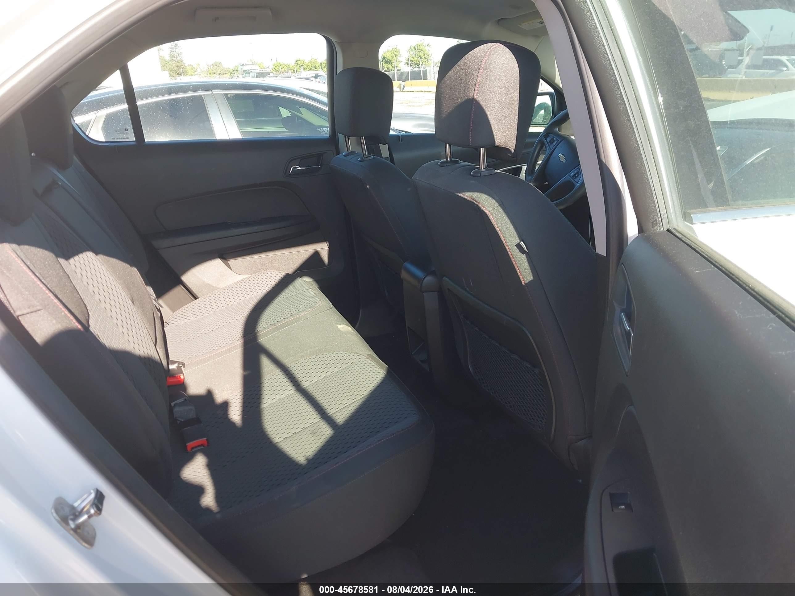 2013 Chevrolet Equinox Ls White vin: 1GNALBEK1DZ114972