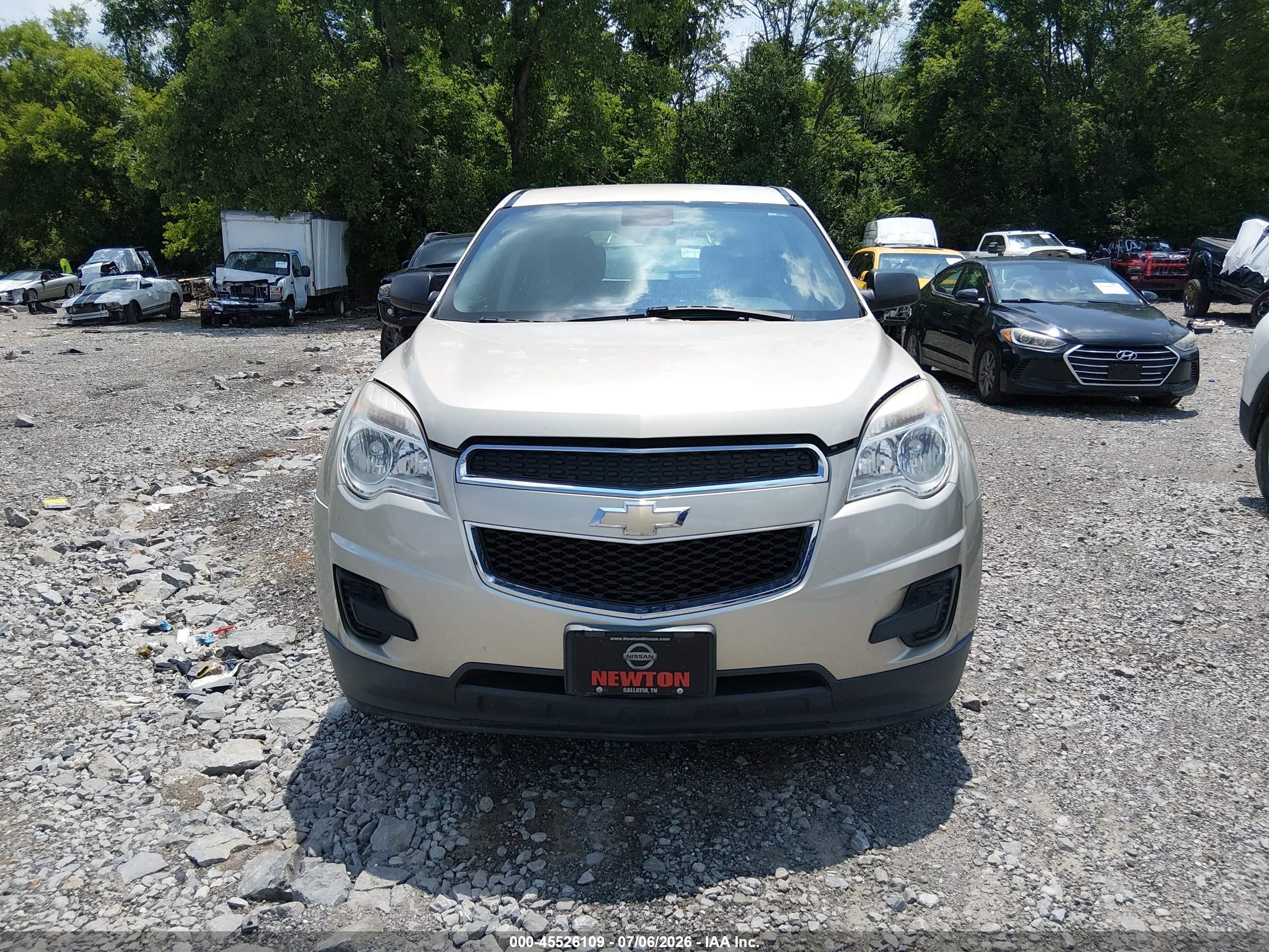 2013 Chevrolet Equinox Ls Silver vin: 1GNALBEK1DZ127057
