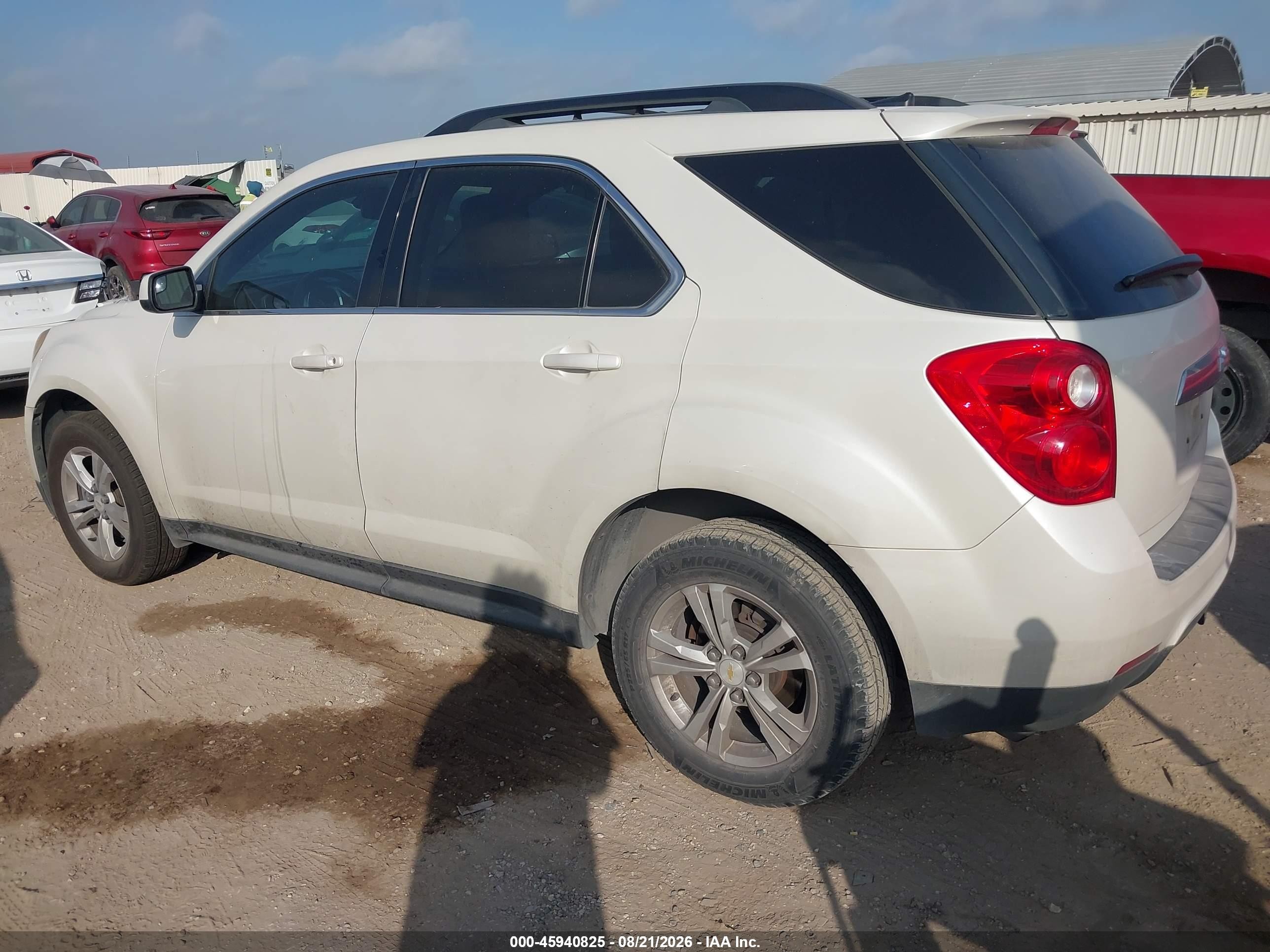 2014 Chevrolet Equinox Lt Белый vin: 1GNALBEK1EZ101110