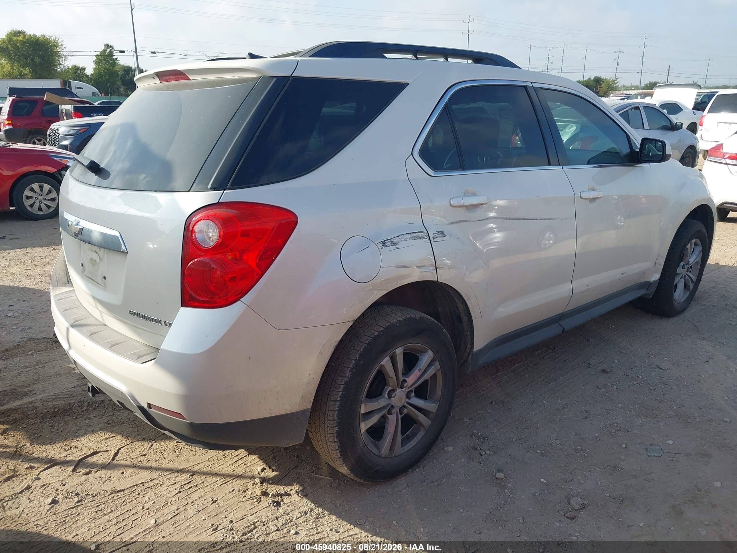 2014 Chevrolet Equinox Lt Белый vin: 1GNALBEK1EZ101110