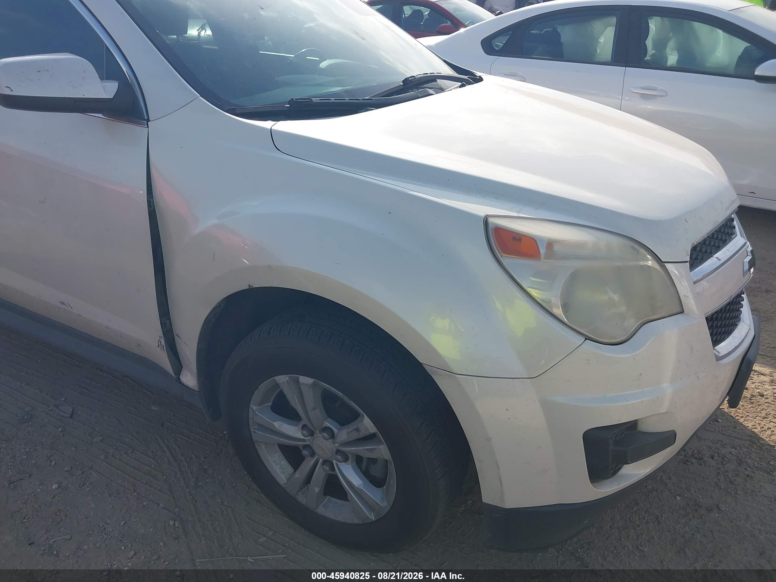 2014 Chevrolet Equinox Lt Белый vin: 1GNALBEK1EZ101110
