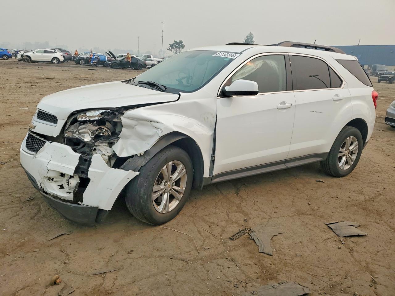 2014 Chevrolet Equinox Lt Белый vin: 1GNALBEK1EZ111572