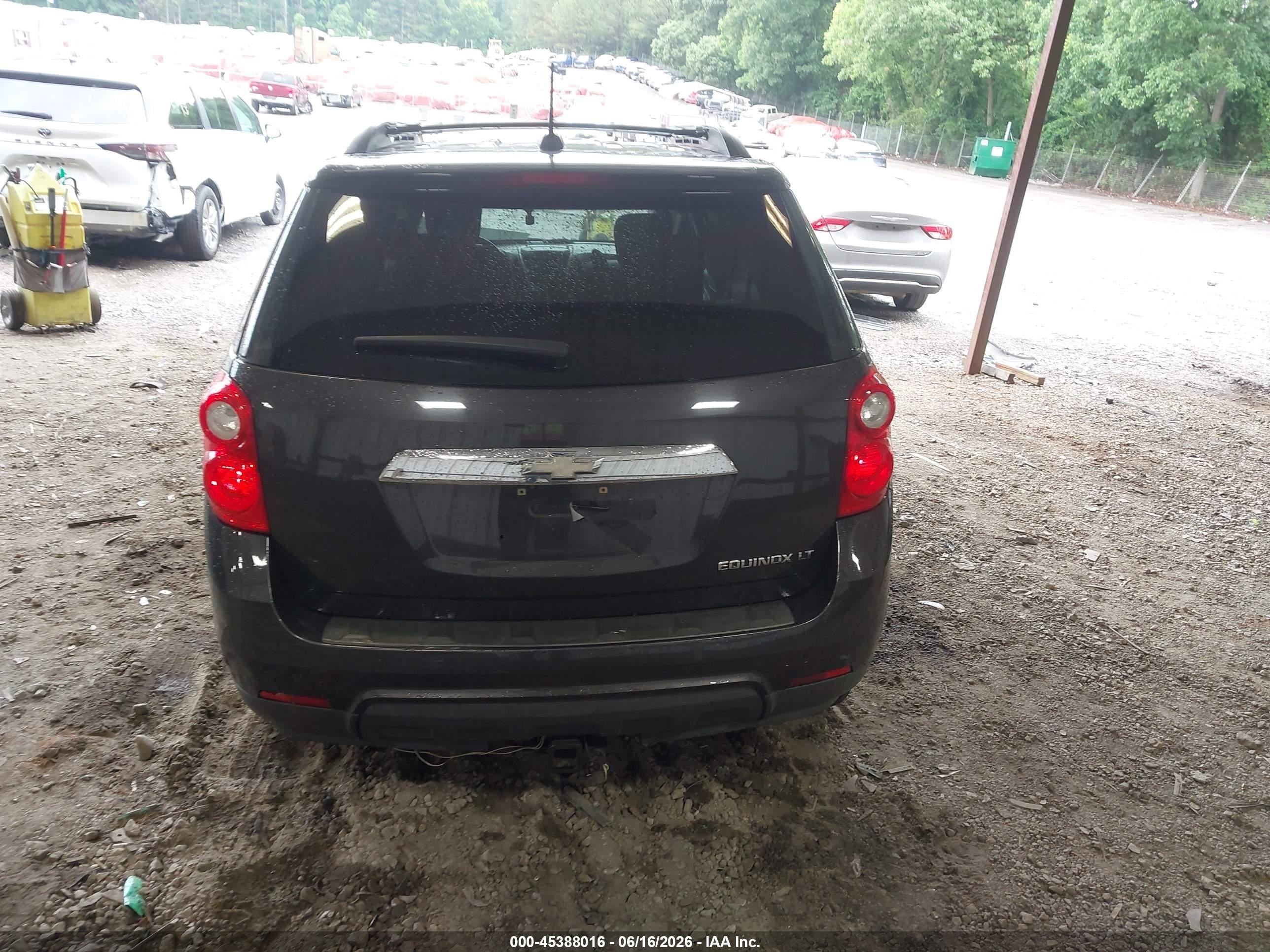 2015 Chevrolet Equinox Lt Black vin: 1GNALBEK1FZ109032