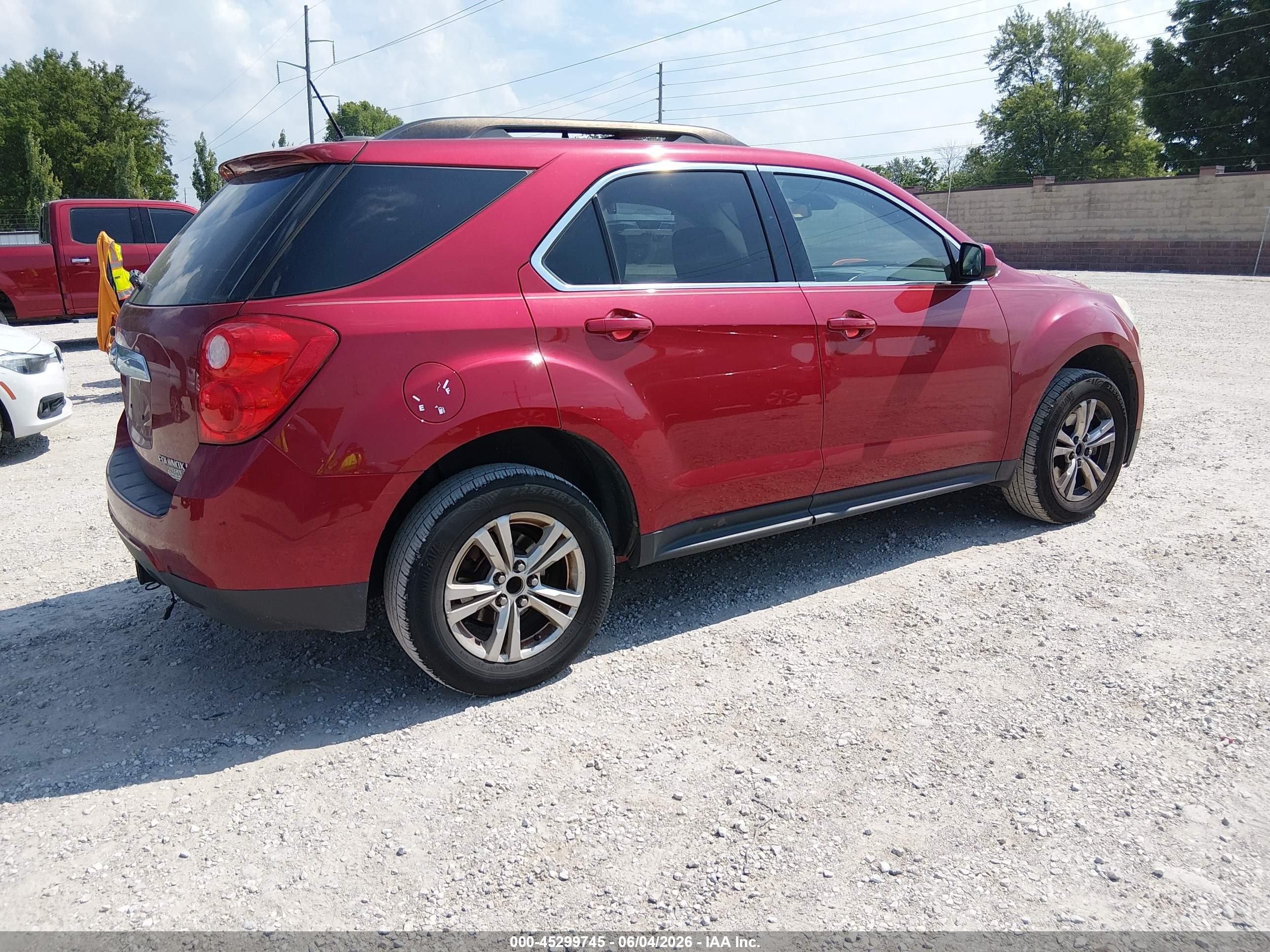 2015 Chevrolet Equinox 1lt Red vin: 1GNALBEK1FZ128535