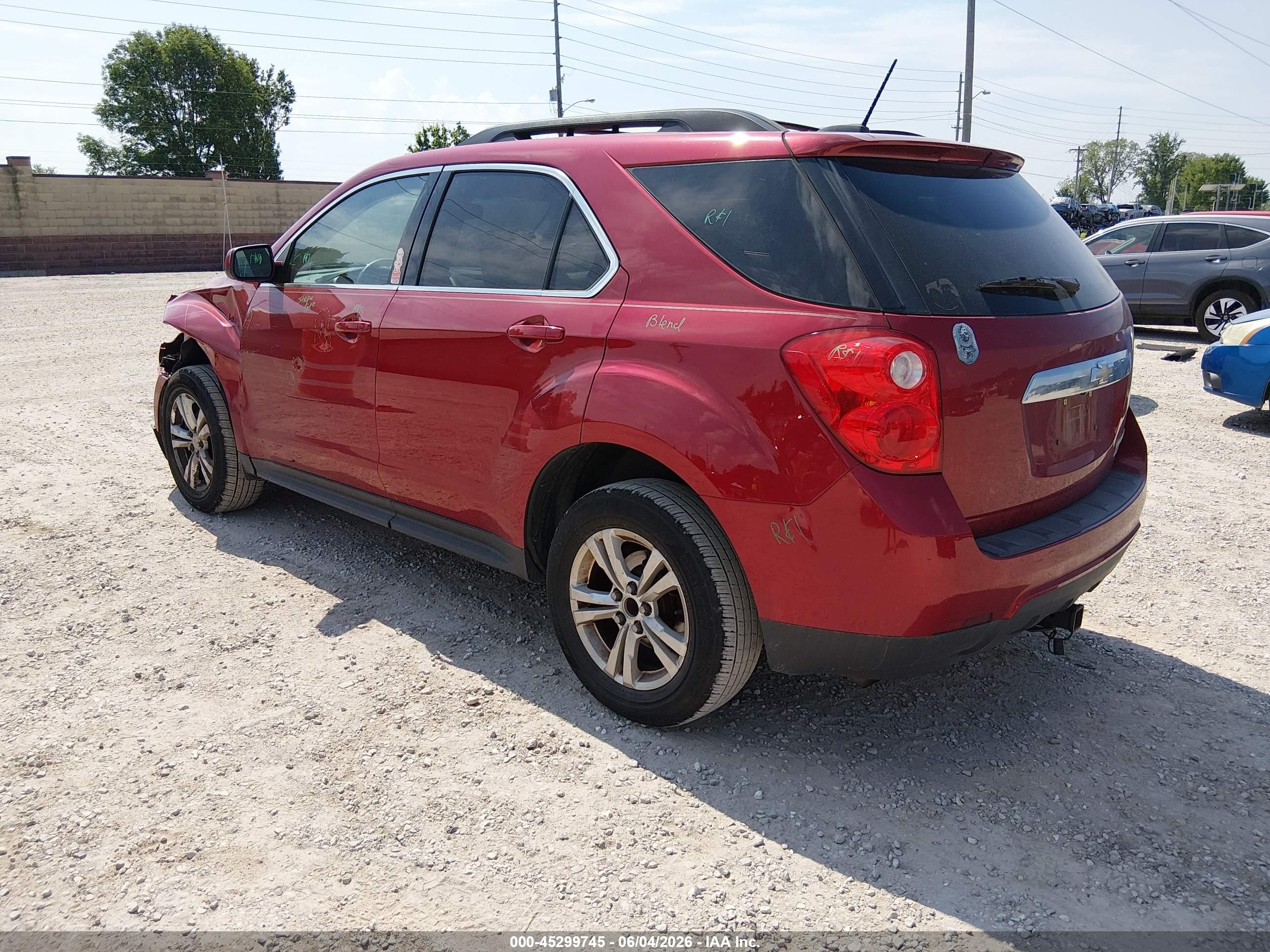 2015 Chevrolet Equinox 1lt Red vin: 1GNALBEK1FZ128535
