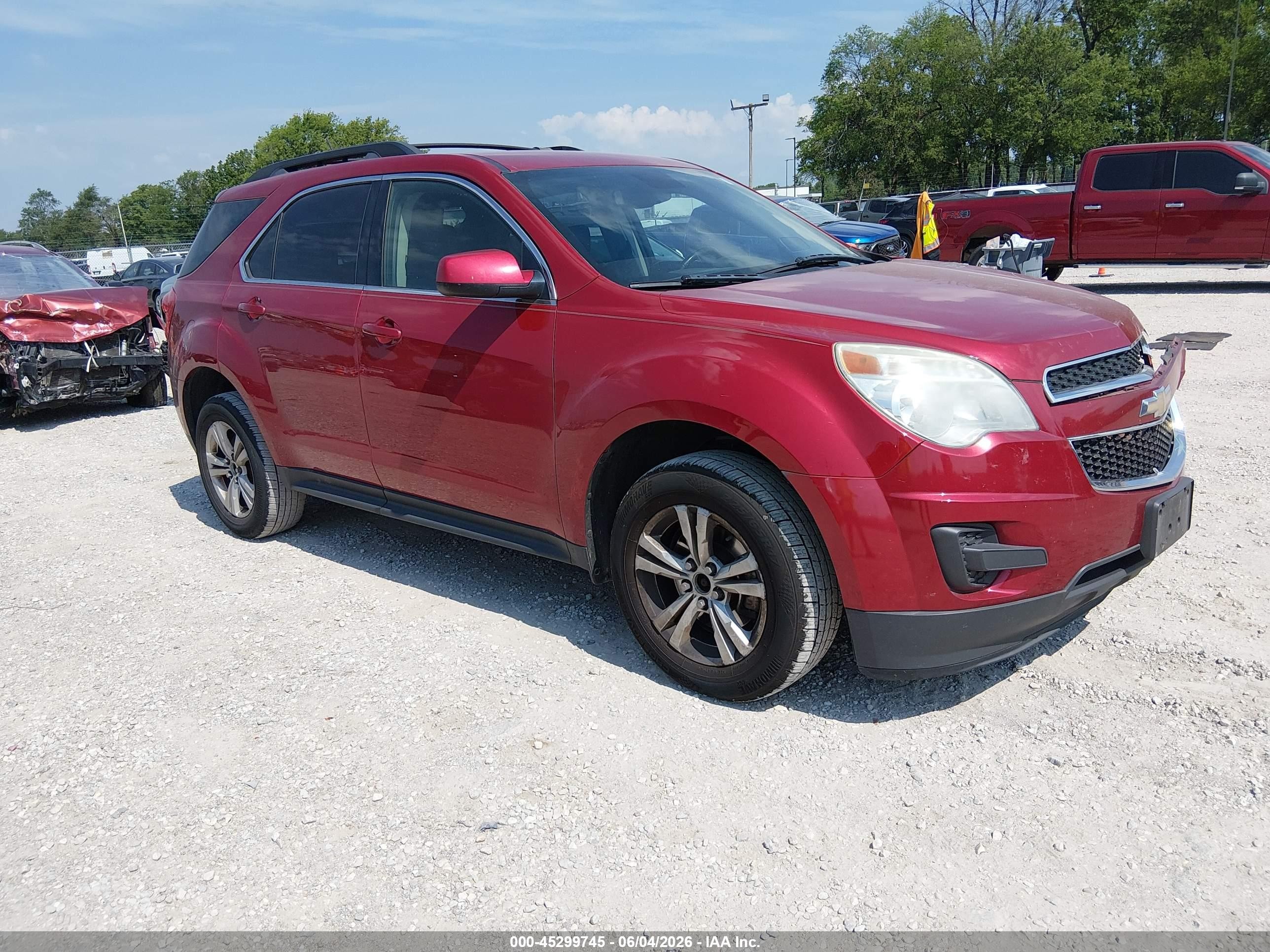 2015 Chevrolet Equinox 1lt Red vin: 1GNALBEK1FZ128535