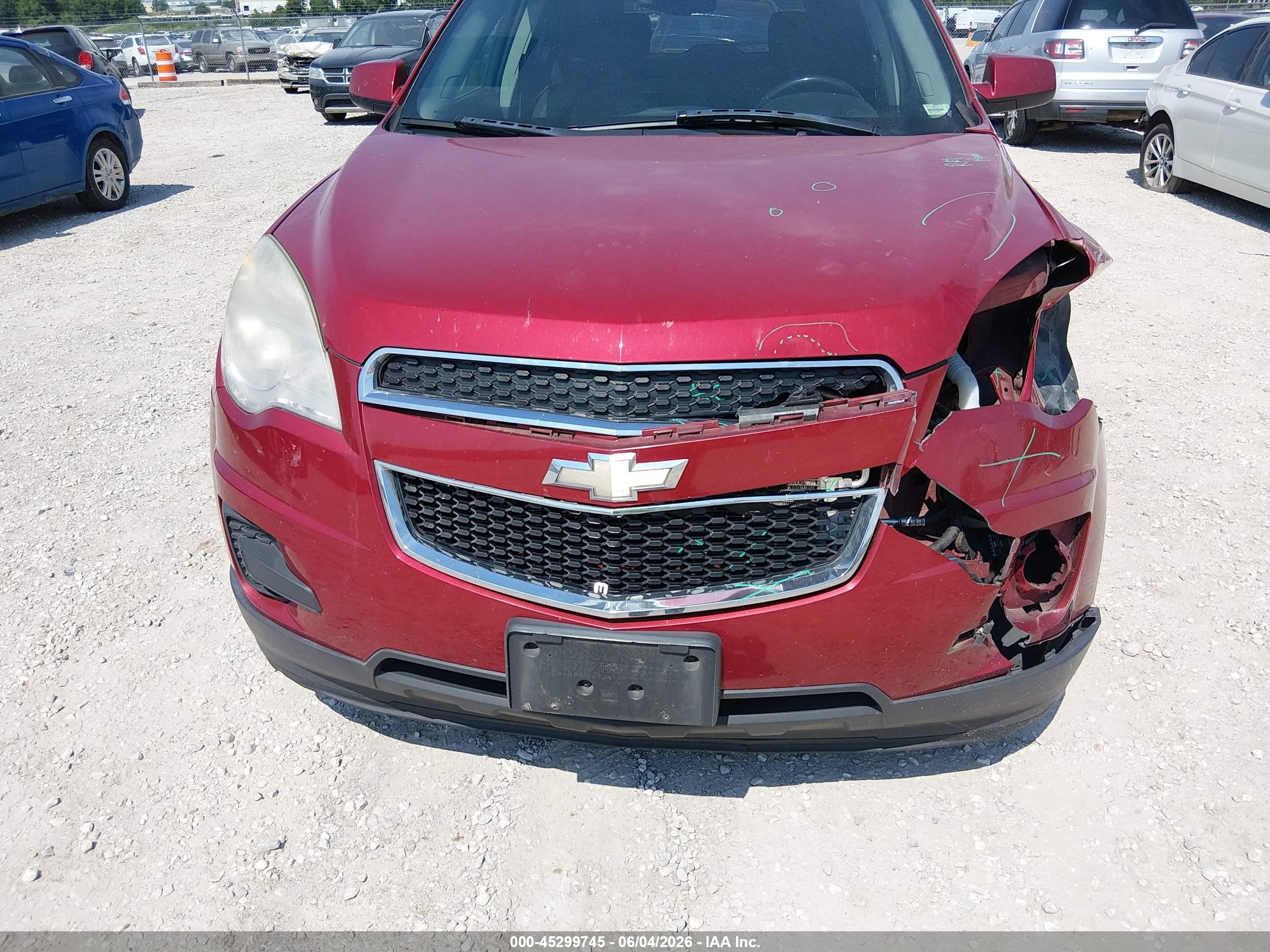 2015 Chevrolet Equinox 1lt Red vin: 1GNALBEK1FZ128535