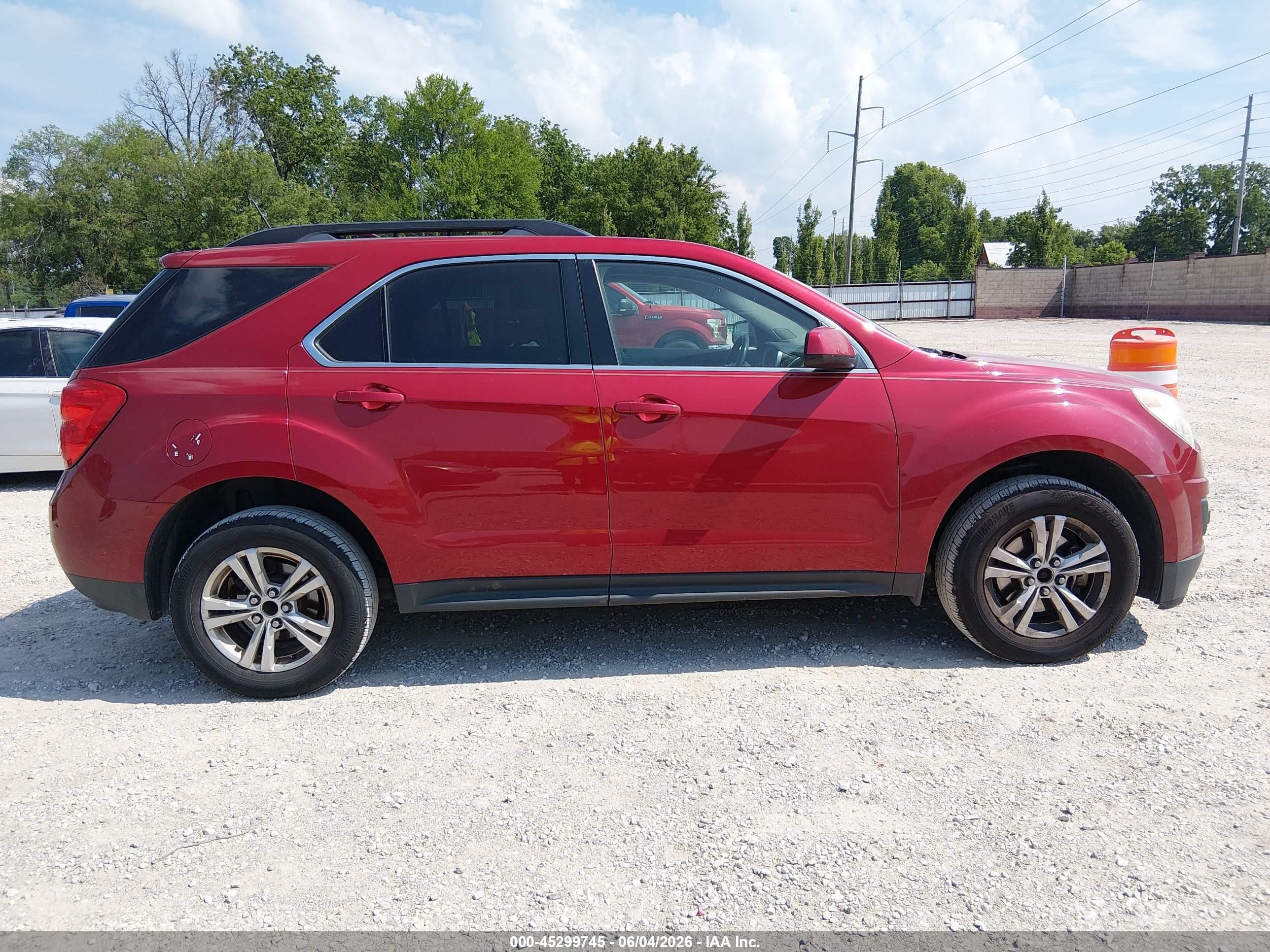 2015 Chevrolet Equinox 1lt Red vin: 1GNALBEK1FZ128535
