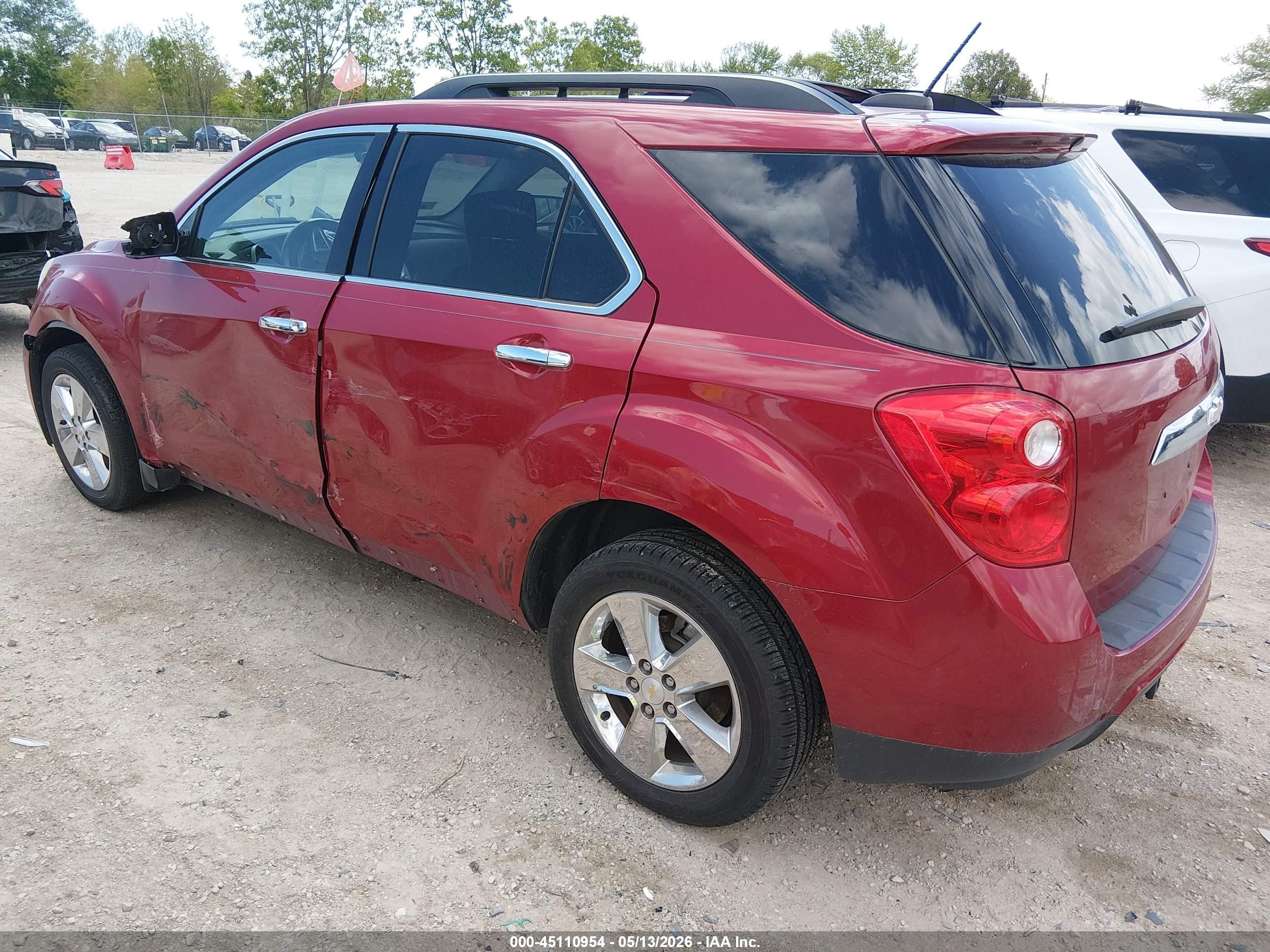 2015 Chevrolet Equinox 1lt Red vin: 1GNALBEK1FZ130964