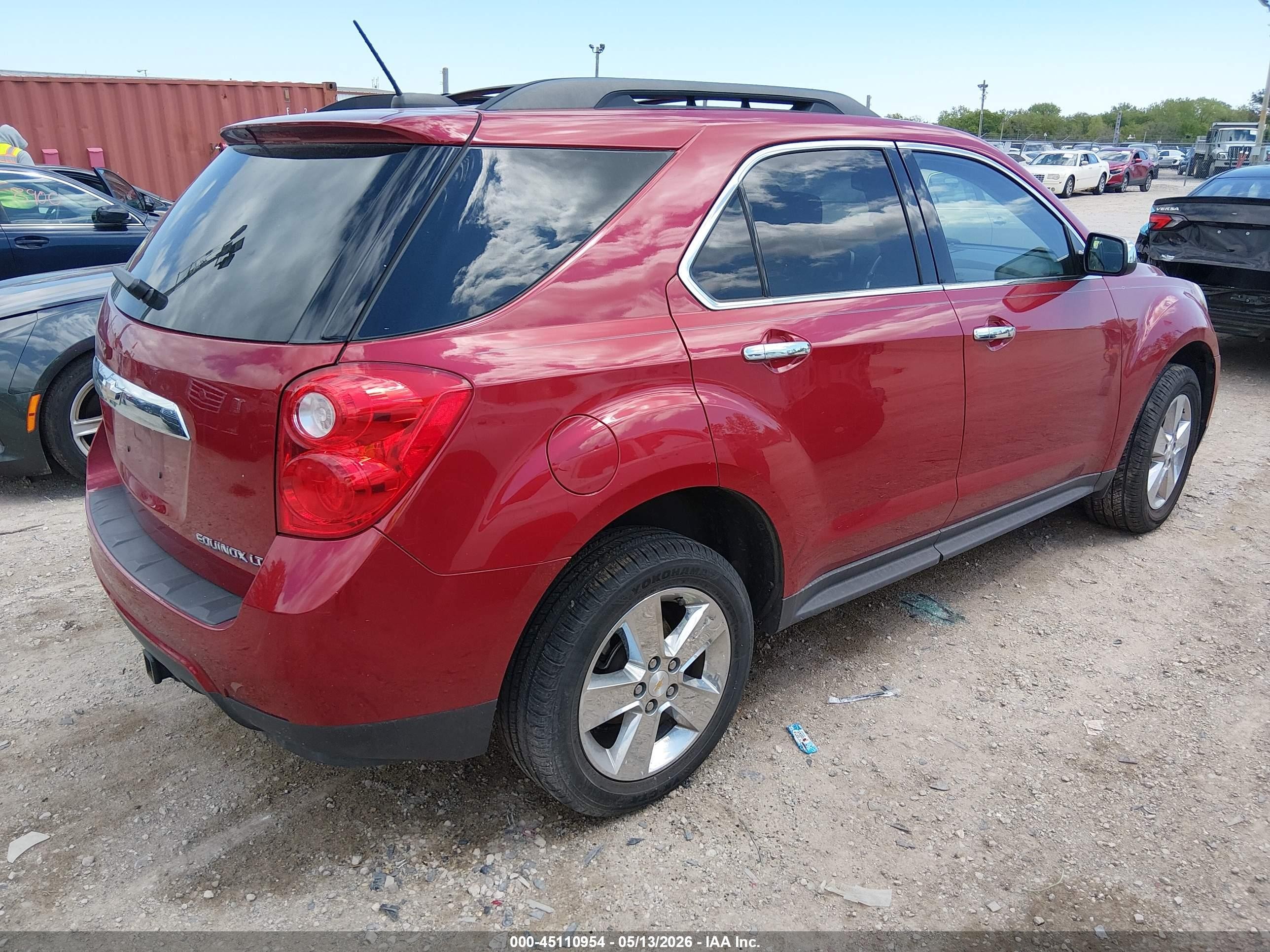 2015 Chevrolet Equinox 1lt Red vin: 1GNALBEK1FZ130964