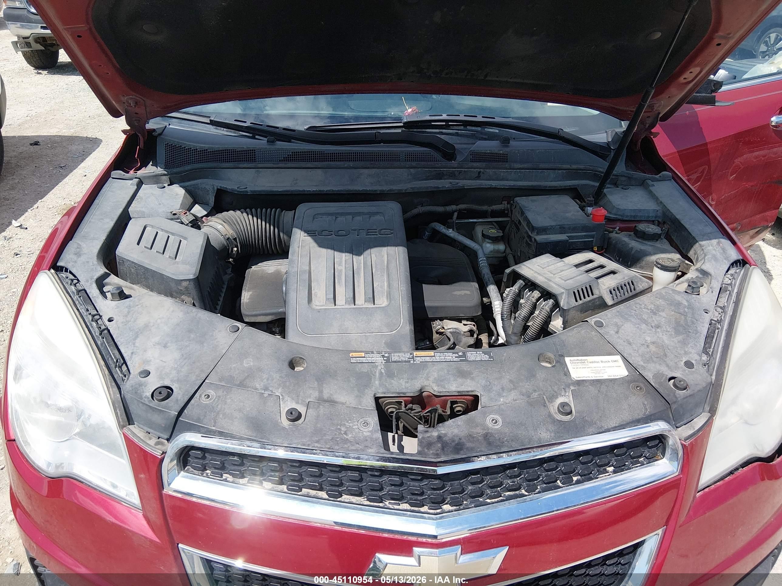 2015 Chevrolet Equinox 1lt Red vin: 1GNALBEK1FZ130964