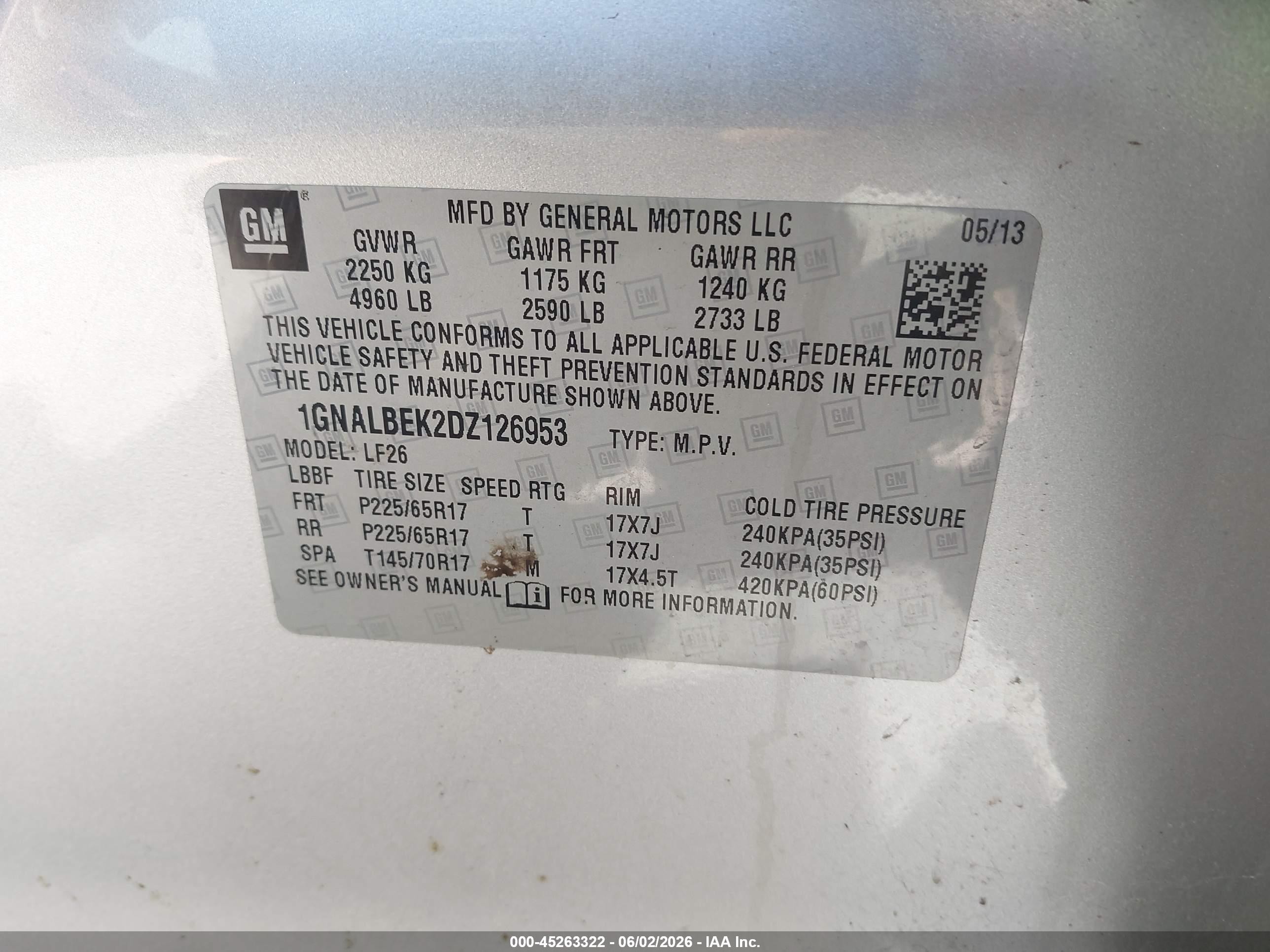 2013 Chevrolet Equinox Ls Silver vin: 1GNALBEK2DZ126953