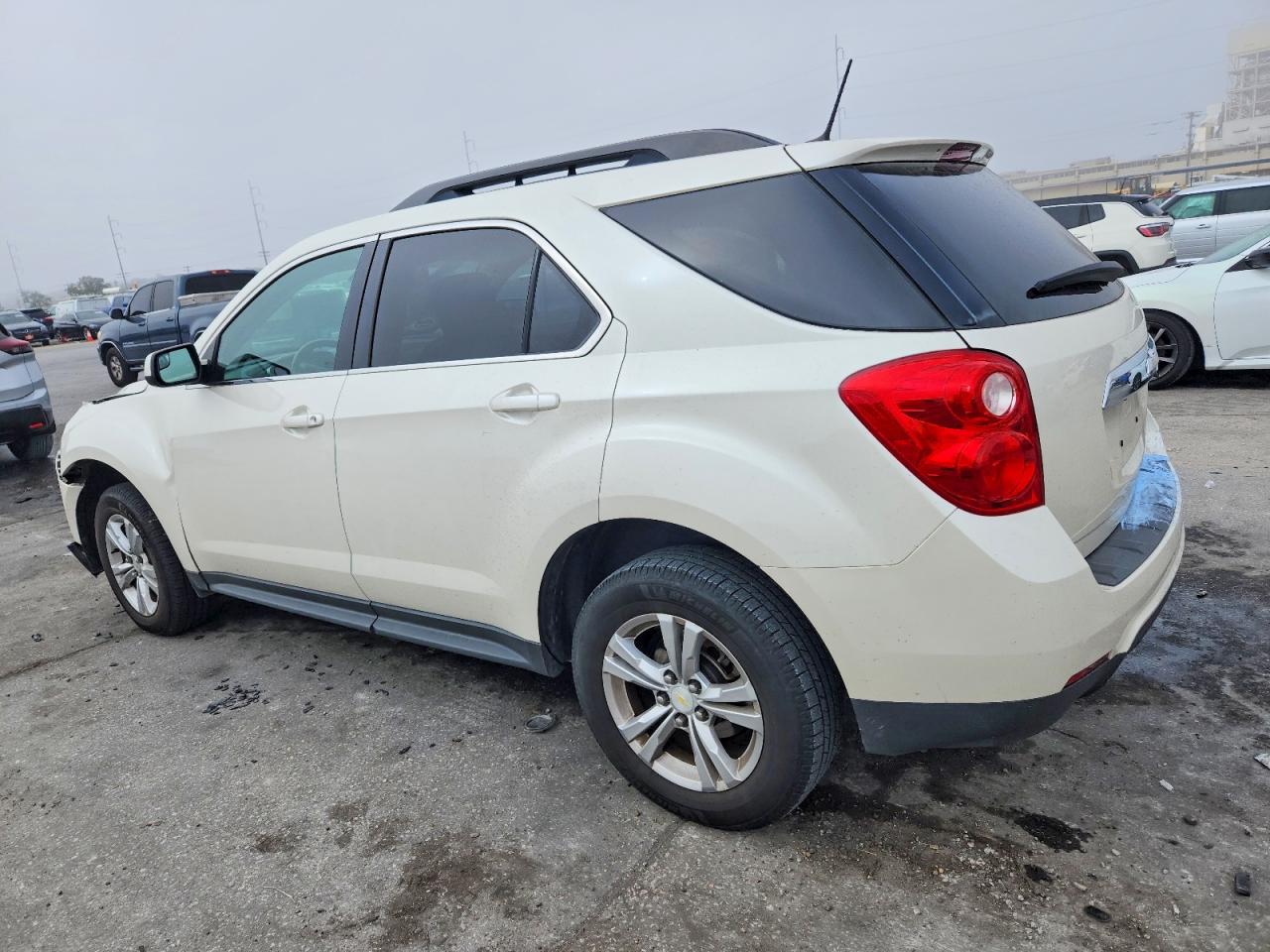2014 Chevrolet Equinox Lt White vin: 1GNALBEK2EZ135749