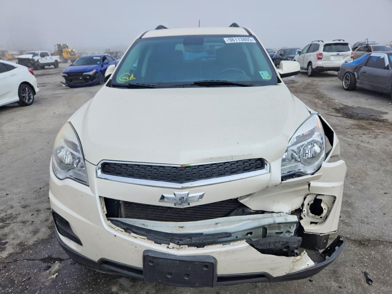 2014 Chevrolet Equinox Lt White vin: 1GNALBEK2EZ135749