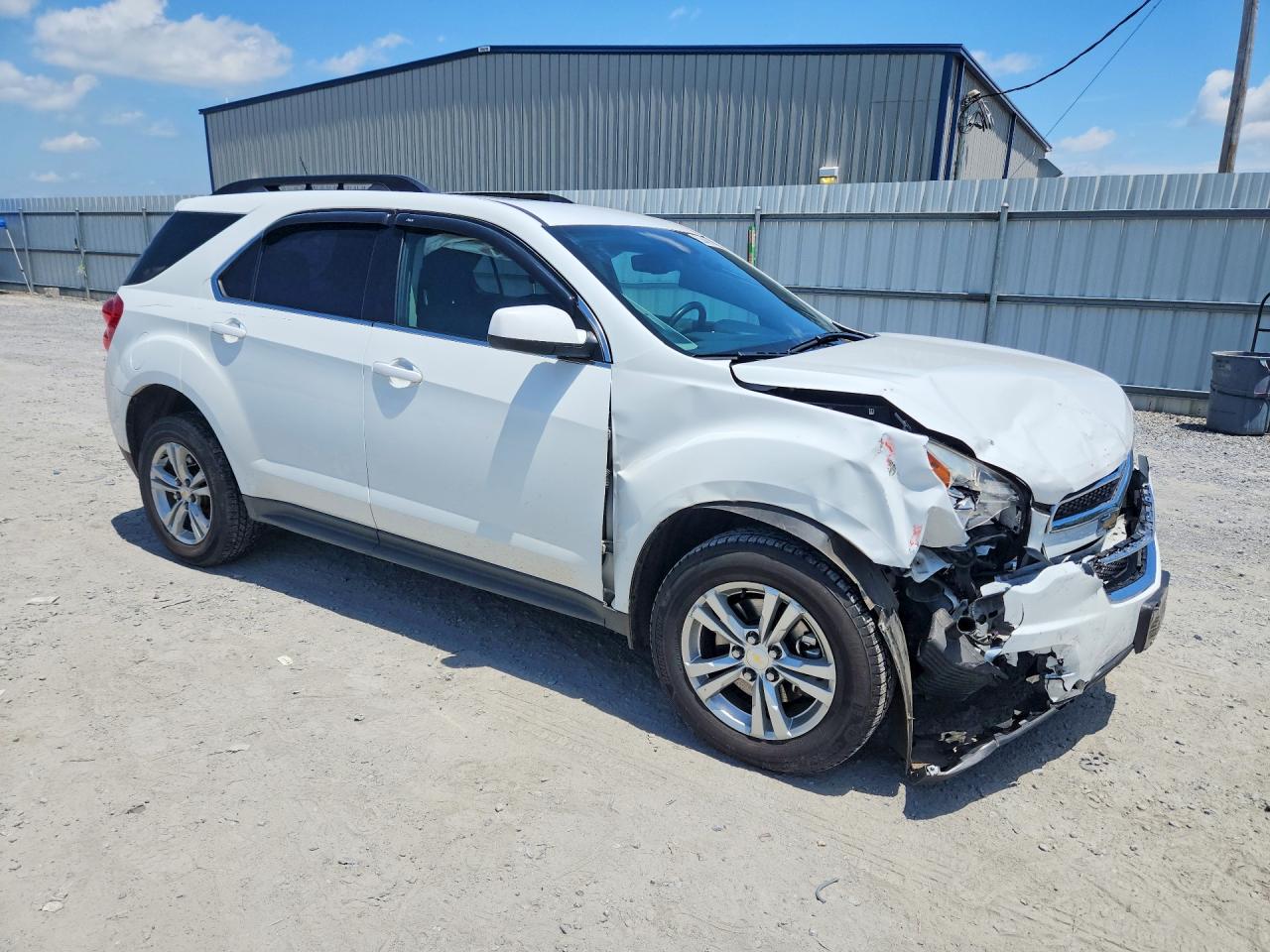 2014 Chevrolet Equinox Lt White vin: 1GNALBEK3EZ110925