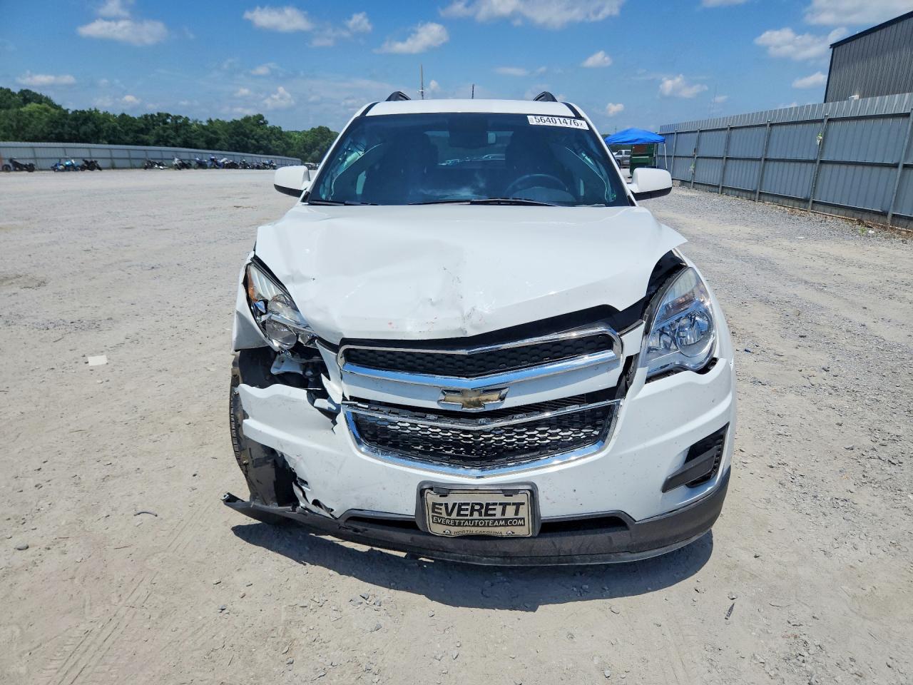 2014 Chevrolet Equinox Lt White vin: 1GNALBEK3EZ110925