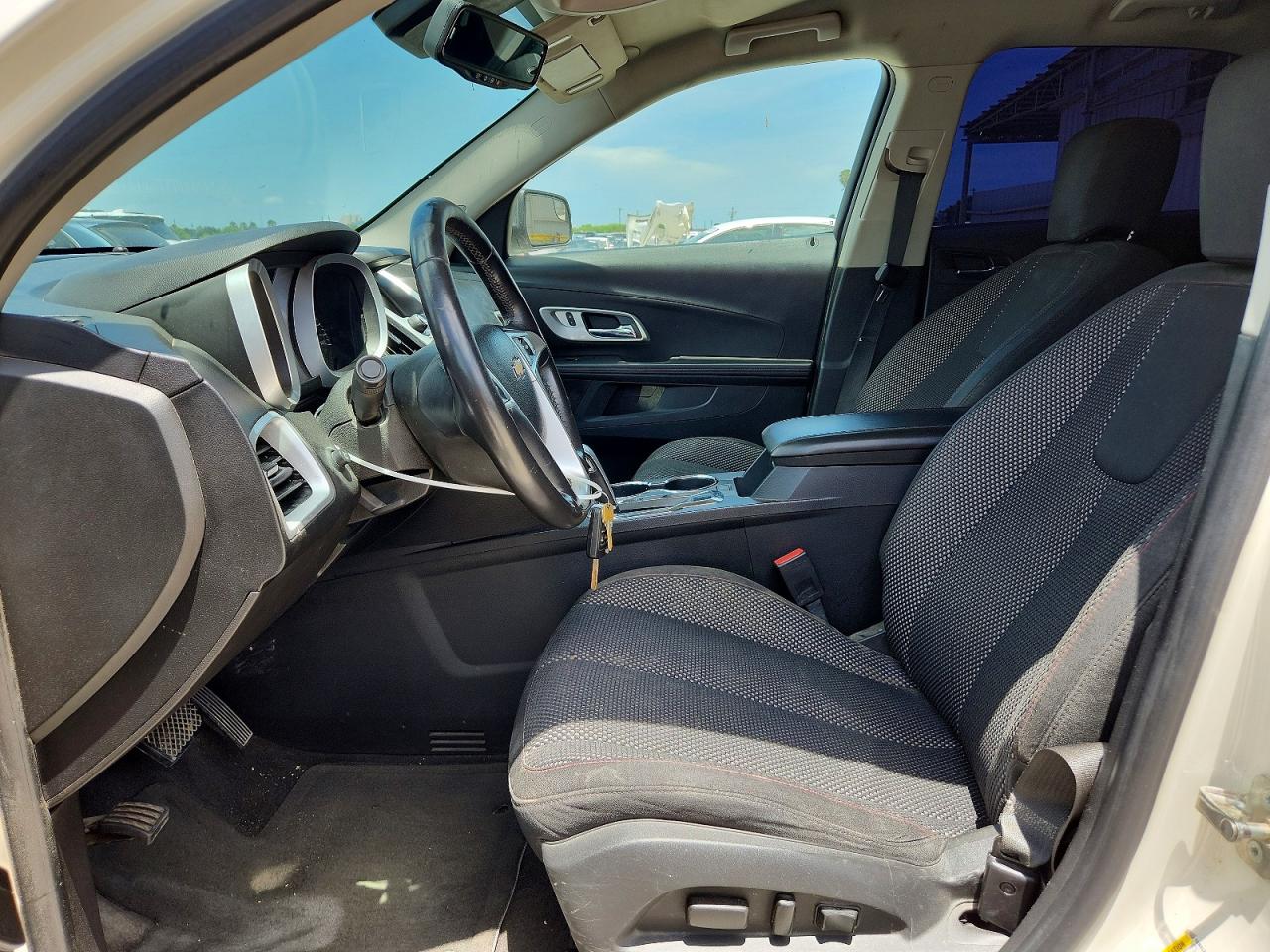 2014 Chevrolet Equinox Lt White vin: 1GNALBEK3EZ114408