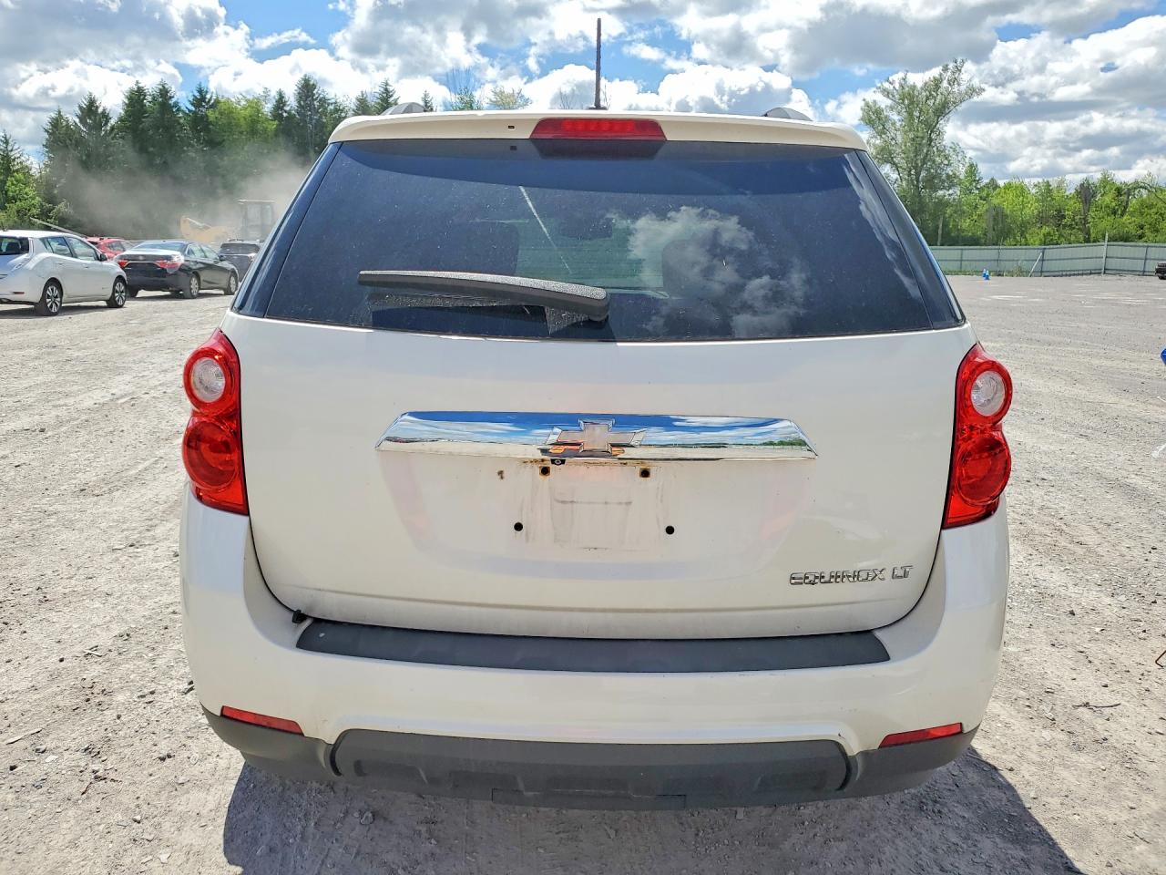 2015 Chevrolet Equinox Lt White vin: 1GNALBEK3FZ114197