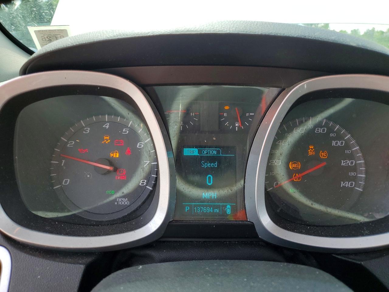 2015 Chevrolet Equinox Lt White vin: 1GNALBEK3FZ114197