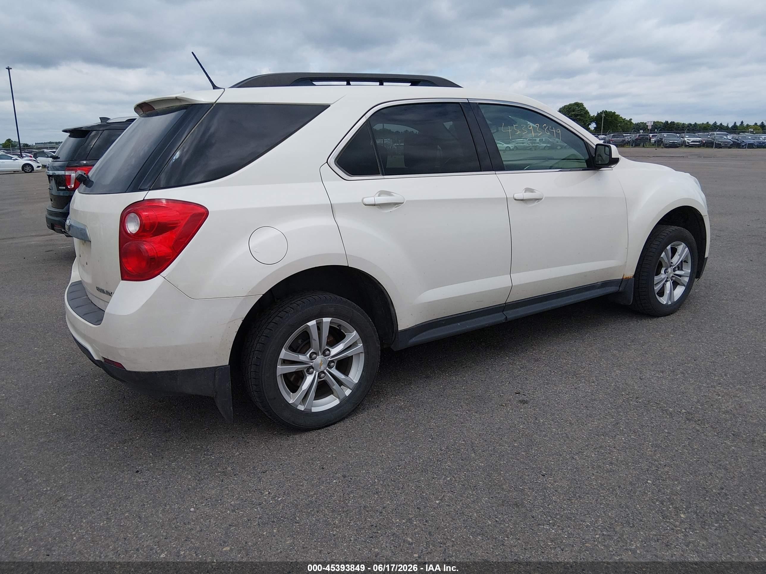 2014 Chevrolet Equinox Lt Белый vin: 1GNALBEK4EZ114496