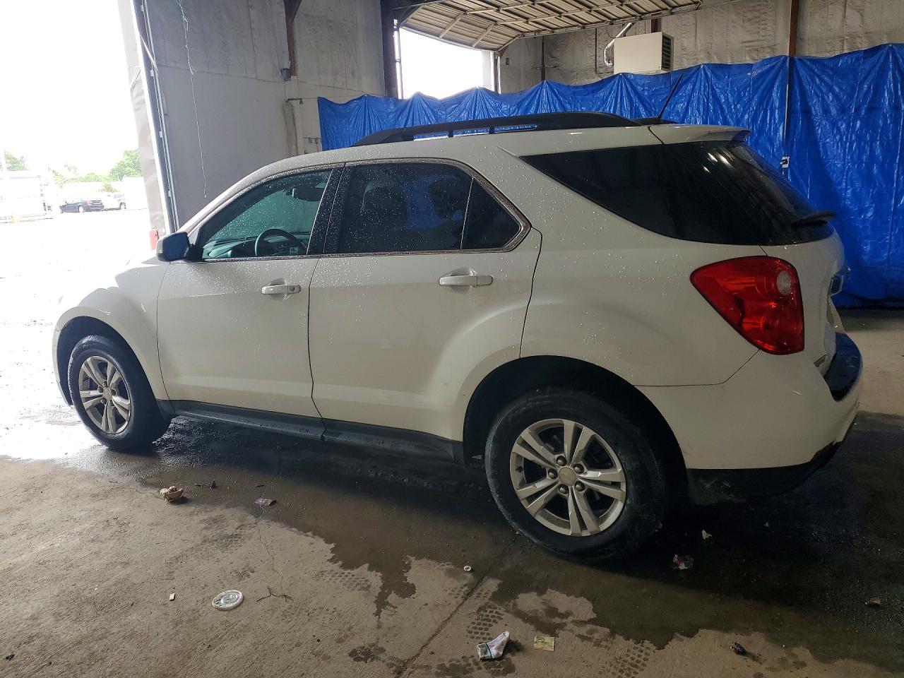 2015 Chevrolet Equinox Lt White vin: 1GNALBEK4FZ110353