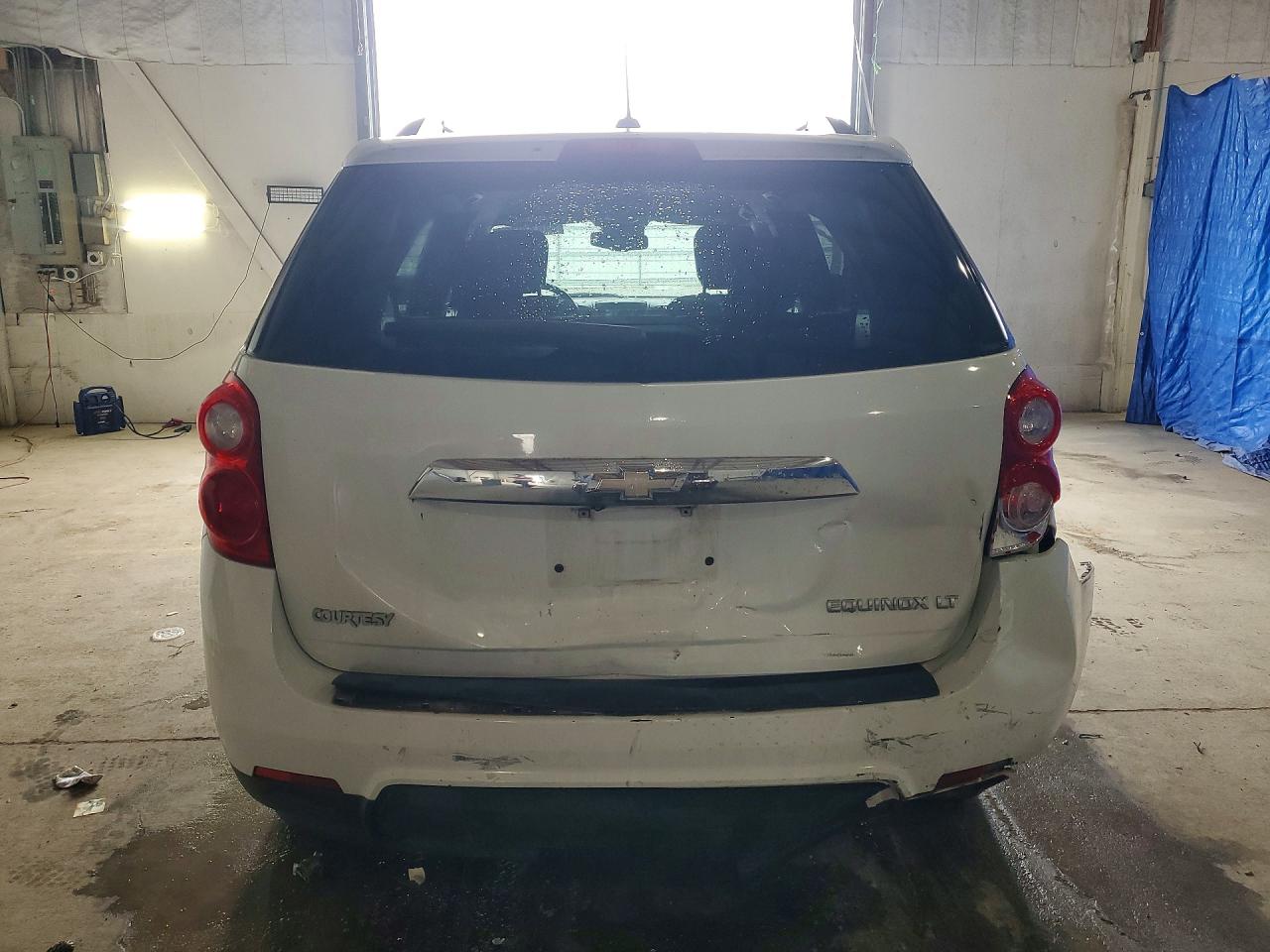 2015 Chevrolet Equinox Lt White vin: 1GNALBEK4FZ110353