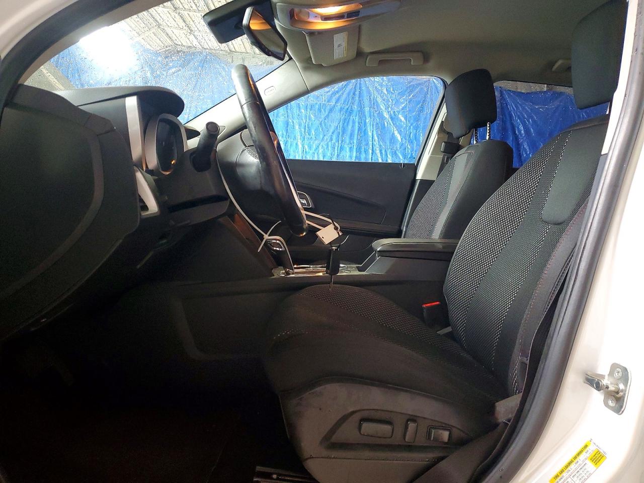 2015 Chevrolet Equinox Lt White vin: 1GNALBEK4FZ110353