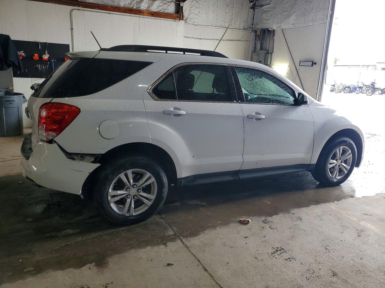 2015 Chevrolet Equinox Lt White vin: 1GNALBEK4FZ110353