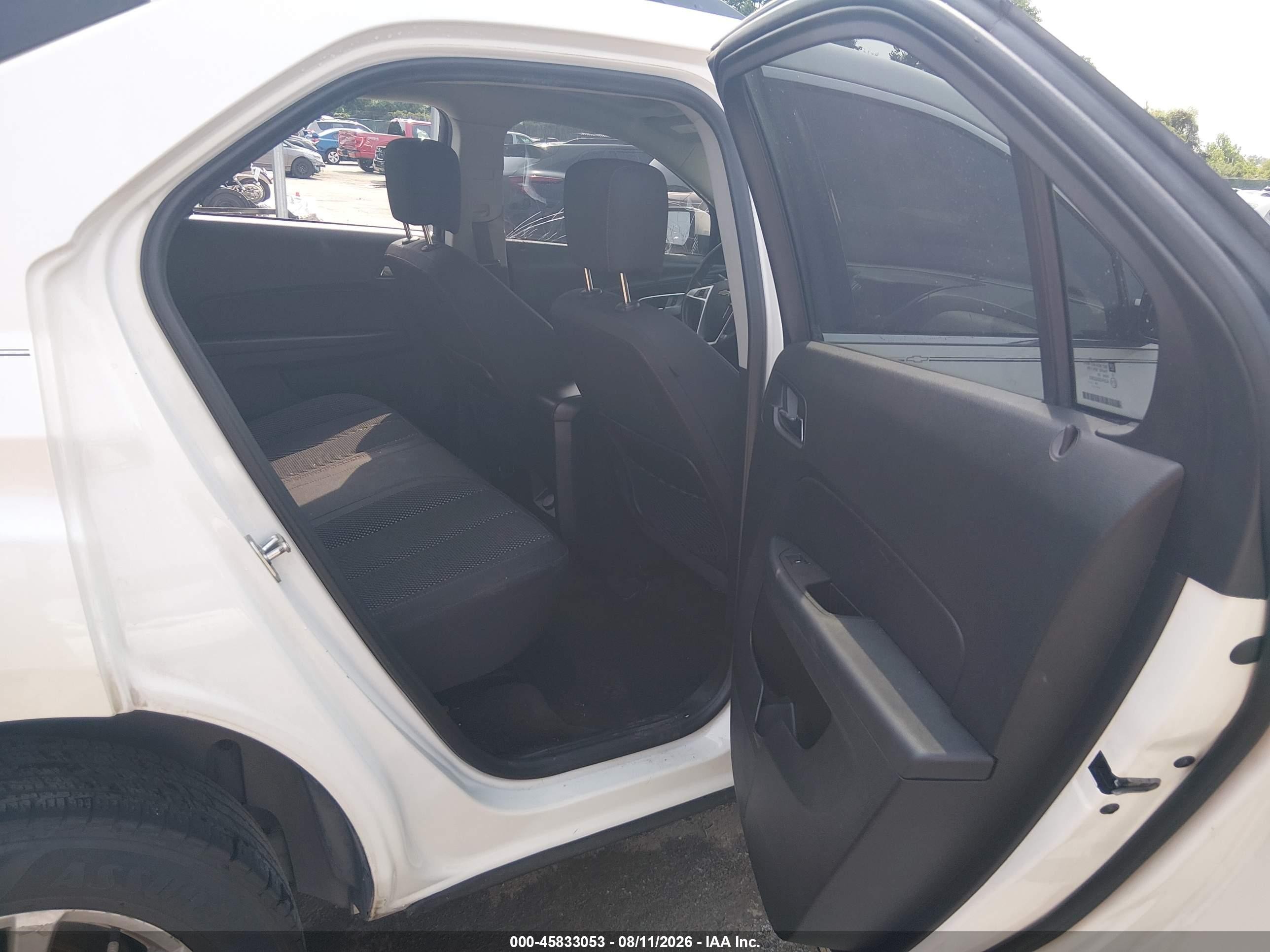 2015 Chevrolet Equinox Lt White vin: 1GNALBEK4FZ115925